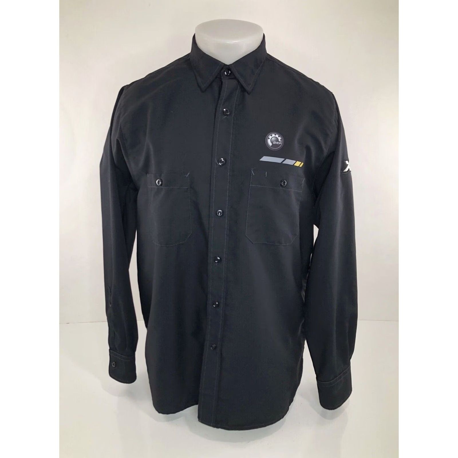 Vintage BRP / XPS - SKI-DOO, LYNX, SEA-DOO, EVNIRUDE, ROTAX, CAN AM Lg Shirt - EXCELLENT, BRP, Button-Up, Men, L, Black, Long Sleeve, Size L, Vintage? Size US L / EU 52-54 / 3 - 2 Thumbnail