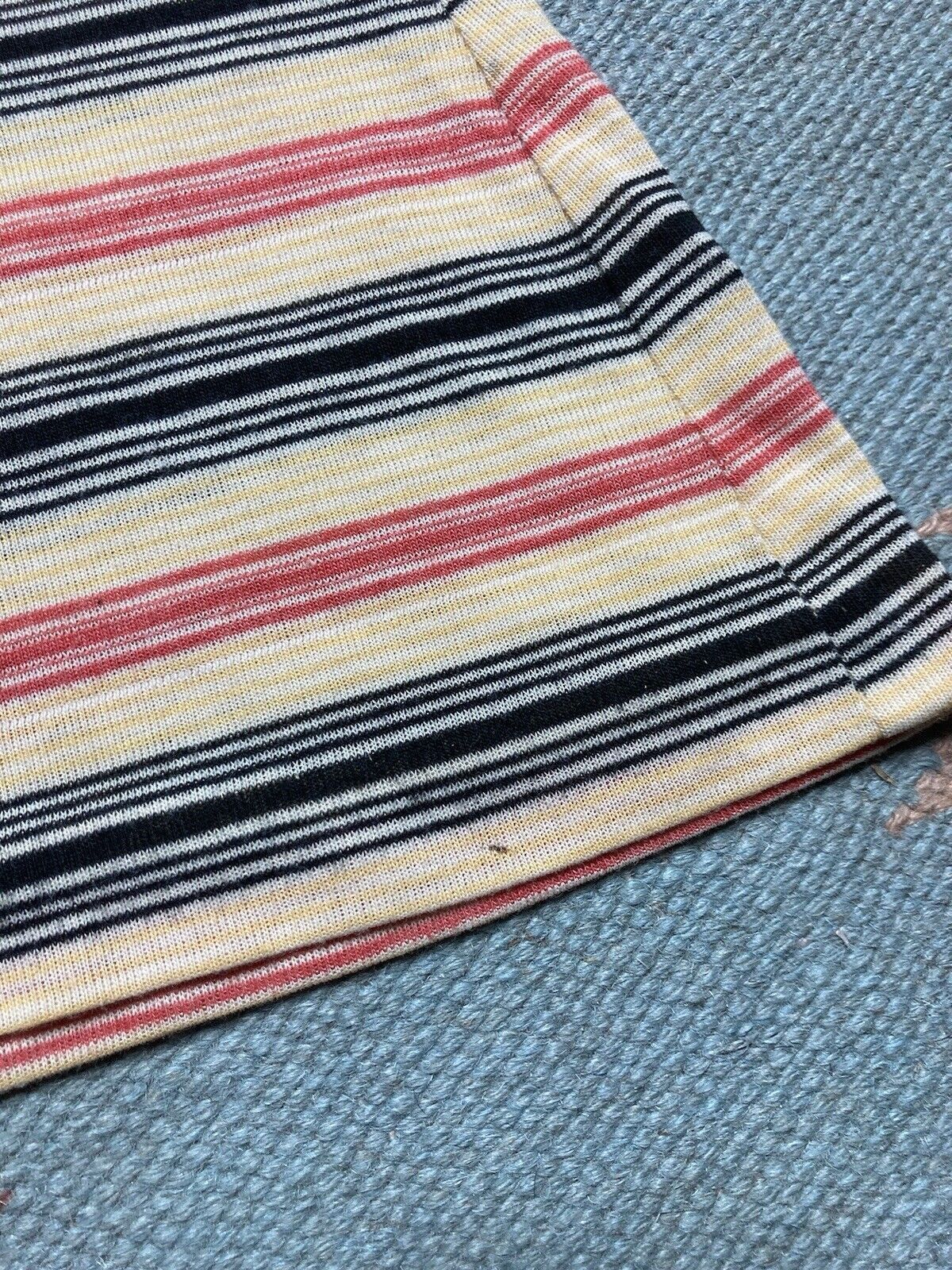 Vintage VTG 70s striped t shirt thin soft worn wide neck women’s L Size L / US 10 / IT 46 - 7 Thumbnail