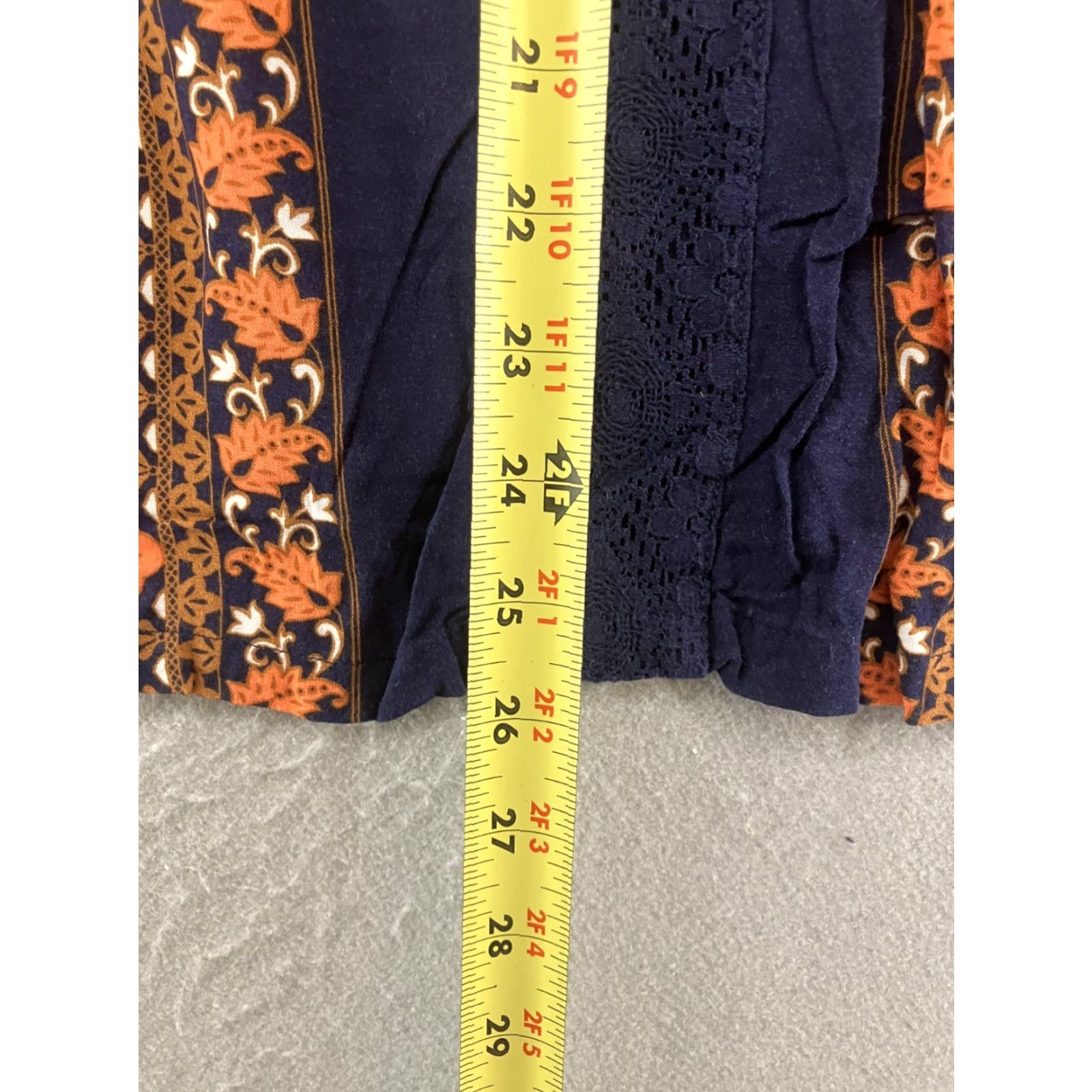 Vintage Matilda Jane Long Sleeve Blouse Womens XS Navy Blue Floral Casual Vintage No Size XS / US 0-2 / IT 36-38 - 5 Thumbnail