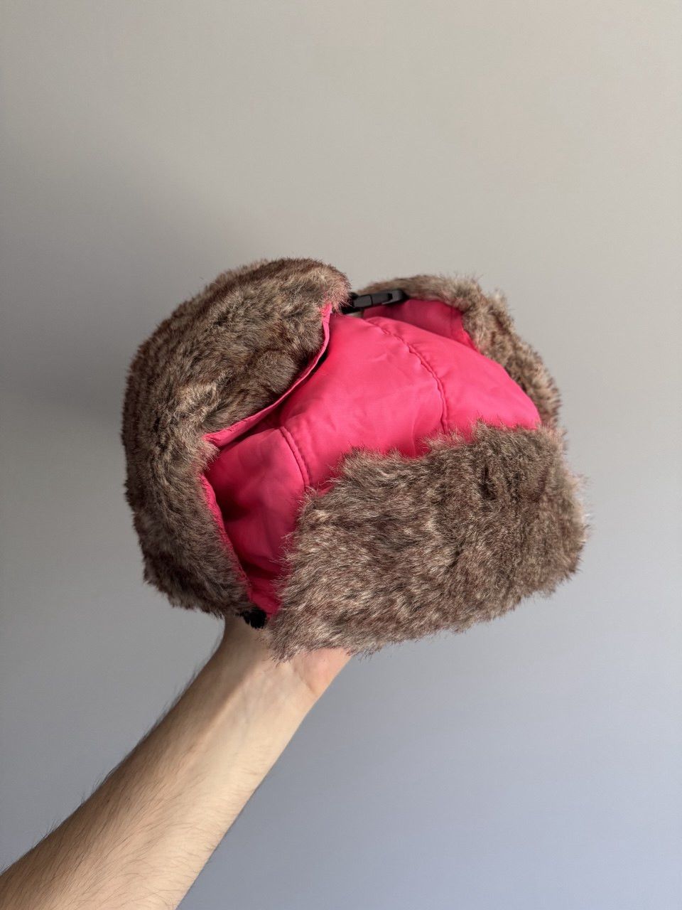 Japanese Brand Vintage Y2K fuzzy fur ushanka trapper hat Japanese mohair Size ONE SIZE - 3 Thumbnail