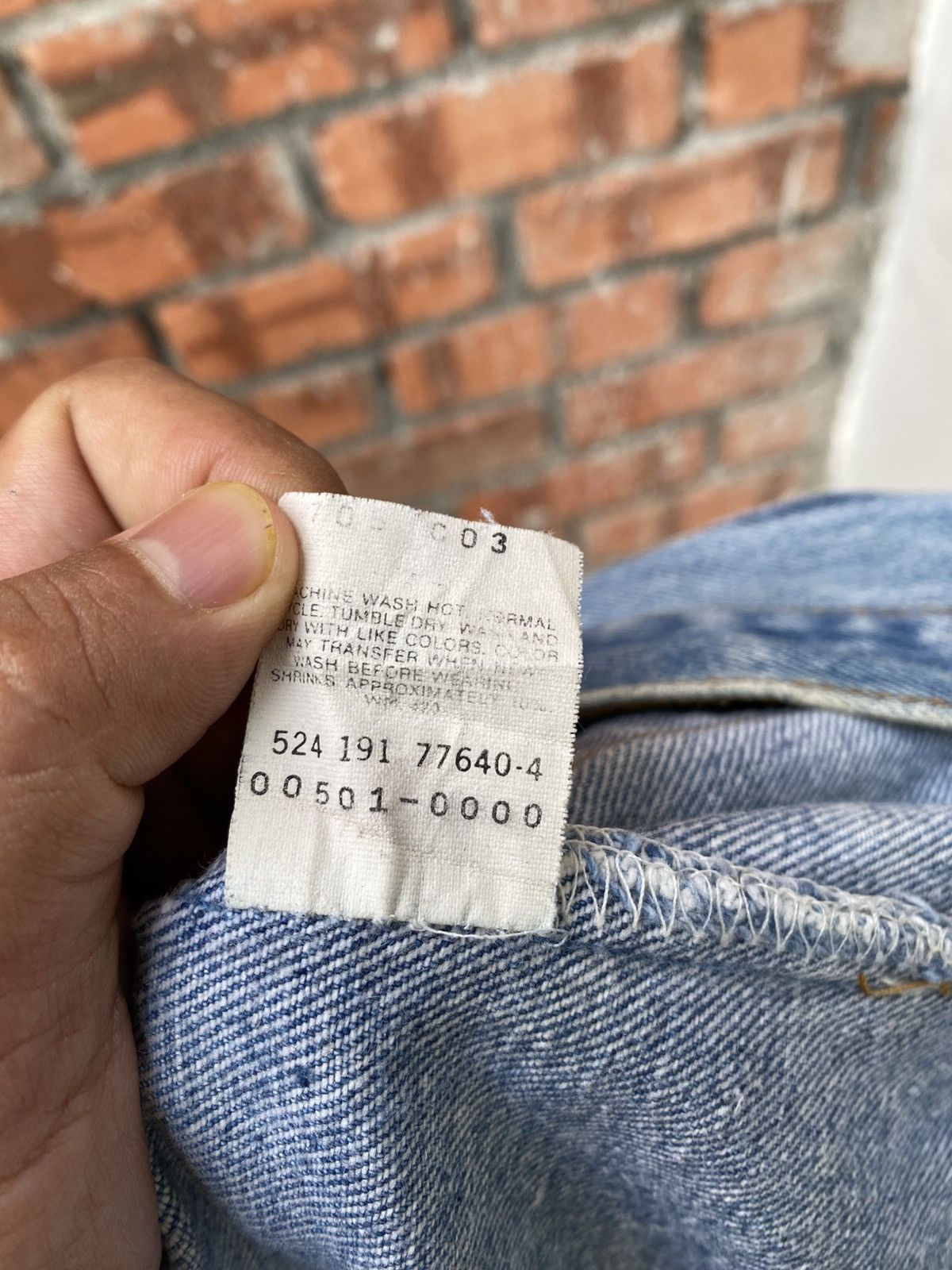 Levi's Vintage Clothing W33x33 Vintage levi's 501 made in Usa 80s Size US 33 - 7 Thumbnail