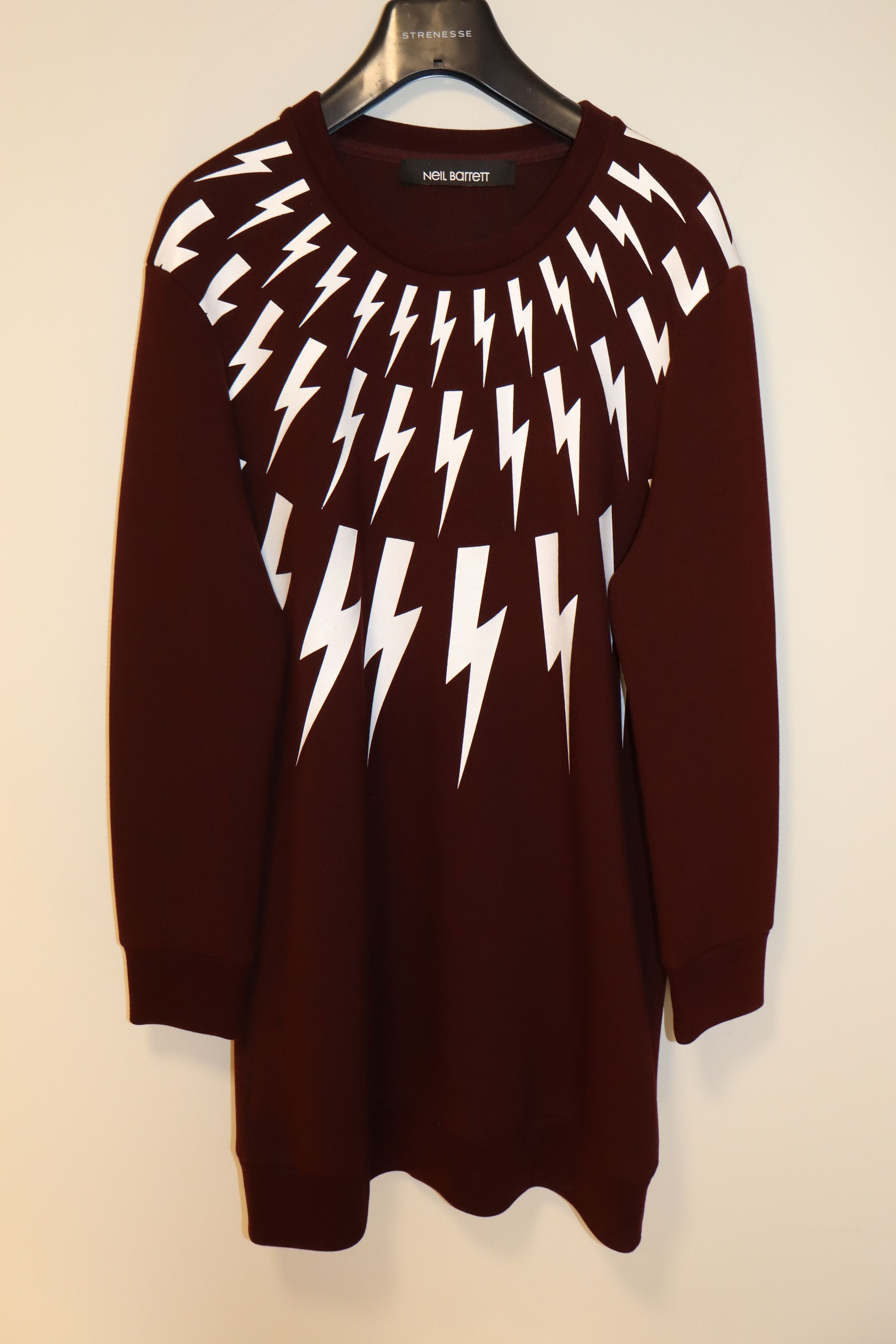 Neil Barrett Lightning bolt neoprene dress Size XS / US 0-2 / IT 36-38 - 1 Thumbnail