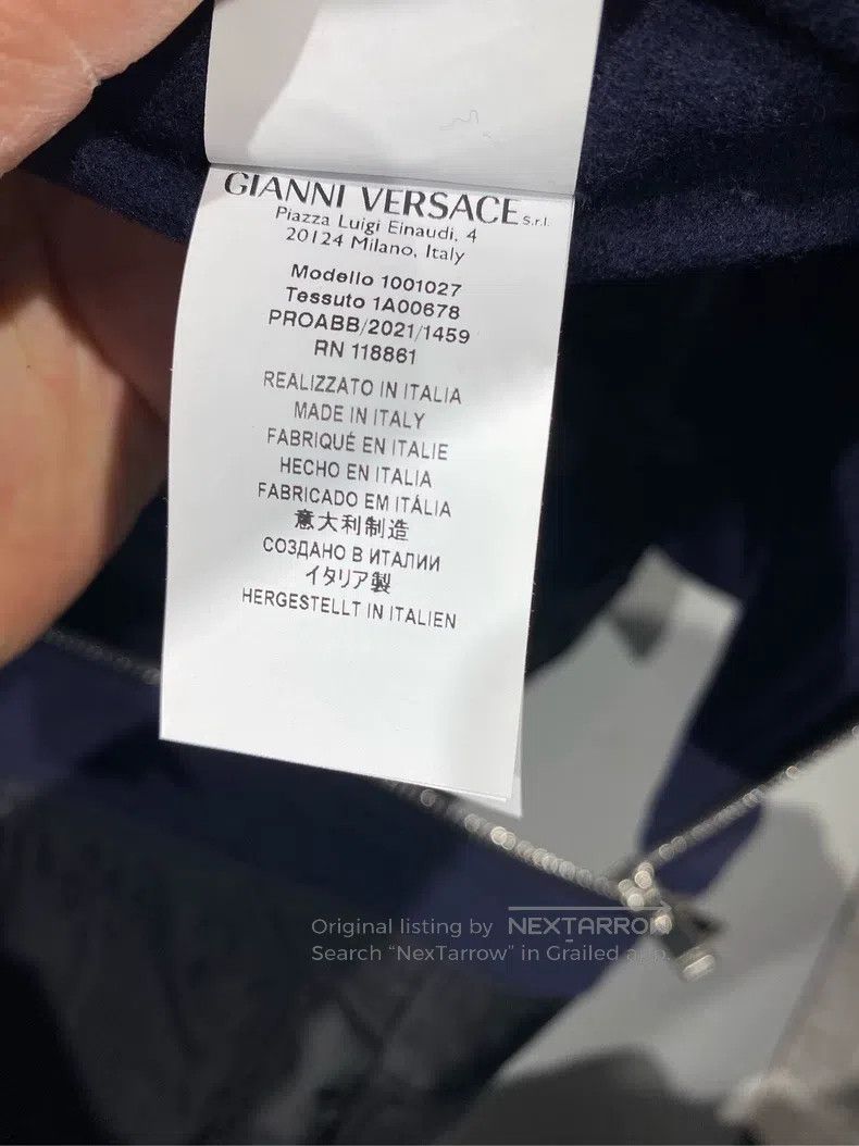 Versace Versace Main line coat top, pure wool jacket coat Size US L / EU 52-54 / 3 - 5 Thumbnail
