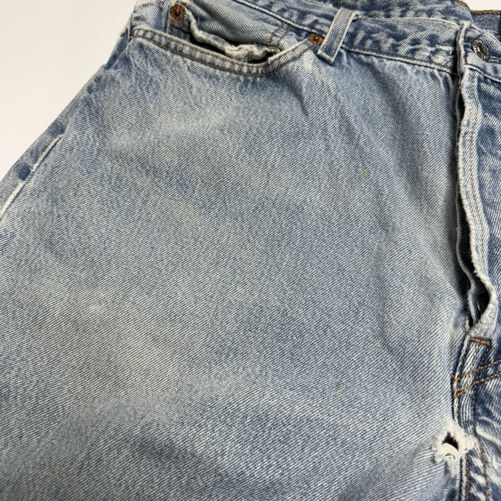 Levi's Levi's 501xx Jeans Mens Size 38x36 (32x30.5) Light Wash Deni Size US 38 / EU 54 - 5 Thumbnail