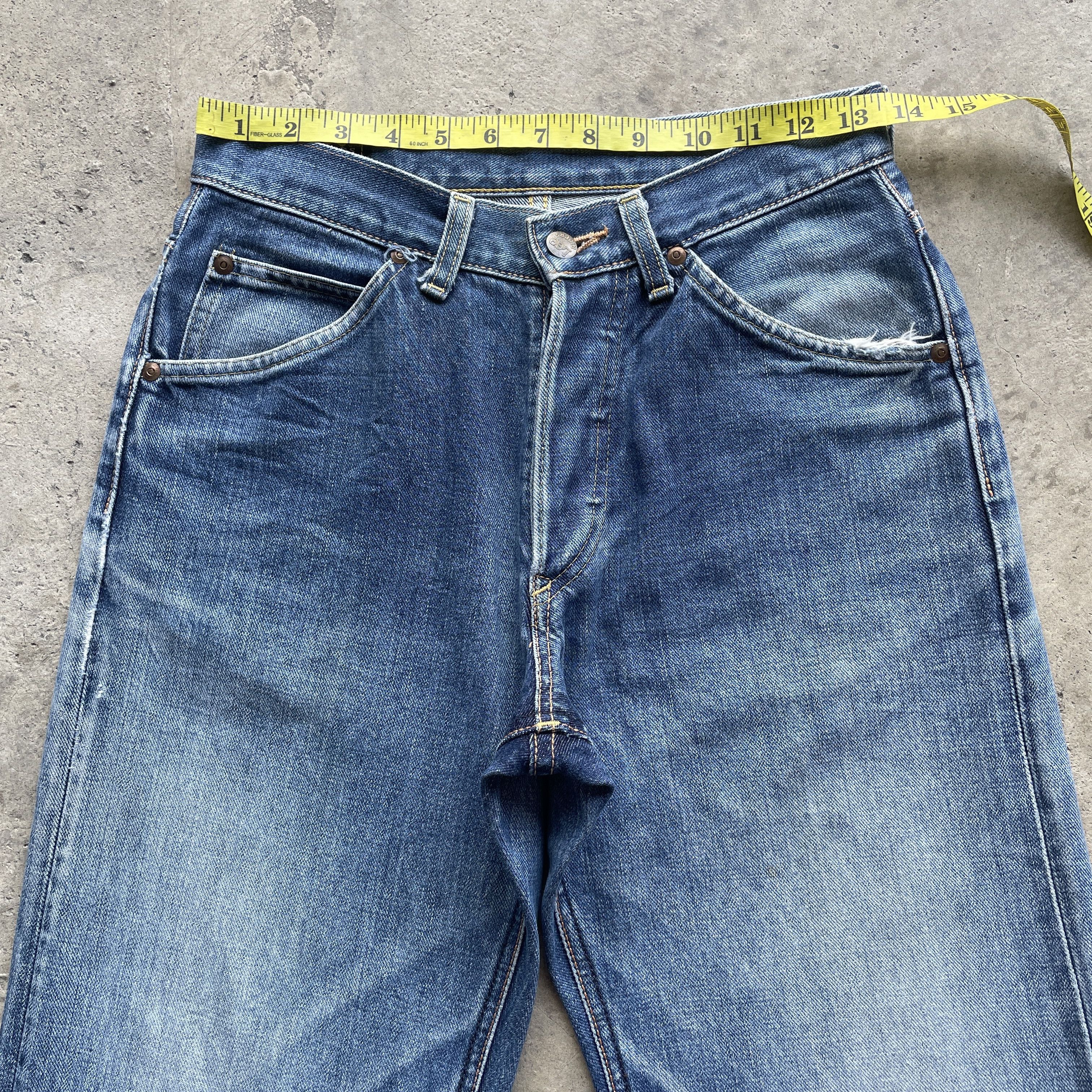 Japanese Brand × Jean × Vintage W27 VINTAGE LEE JAPAN FLY BUTTON JEANS FADED DENIM PANTS Size US 27 - 4 Thumbnail