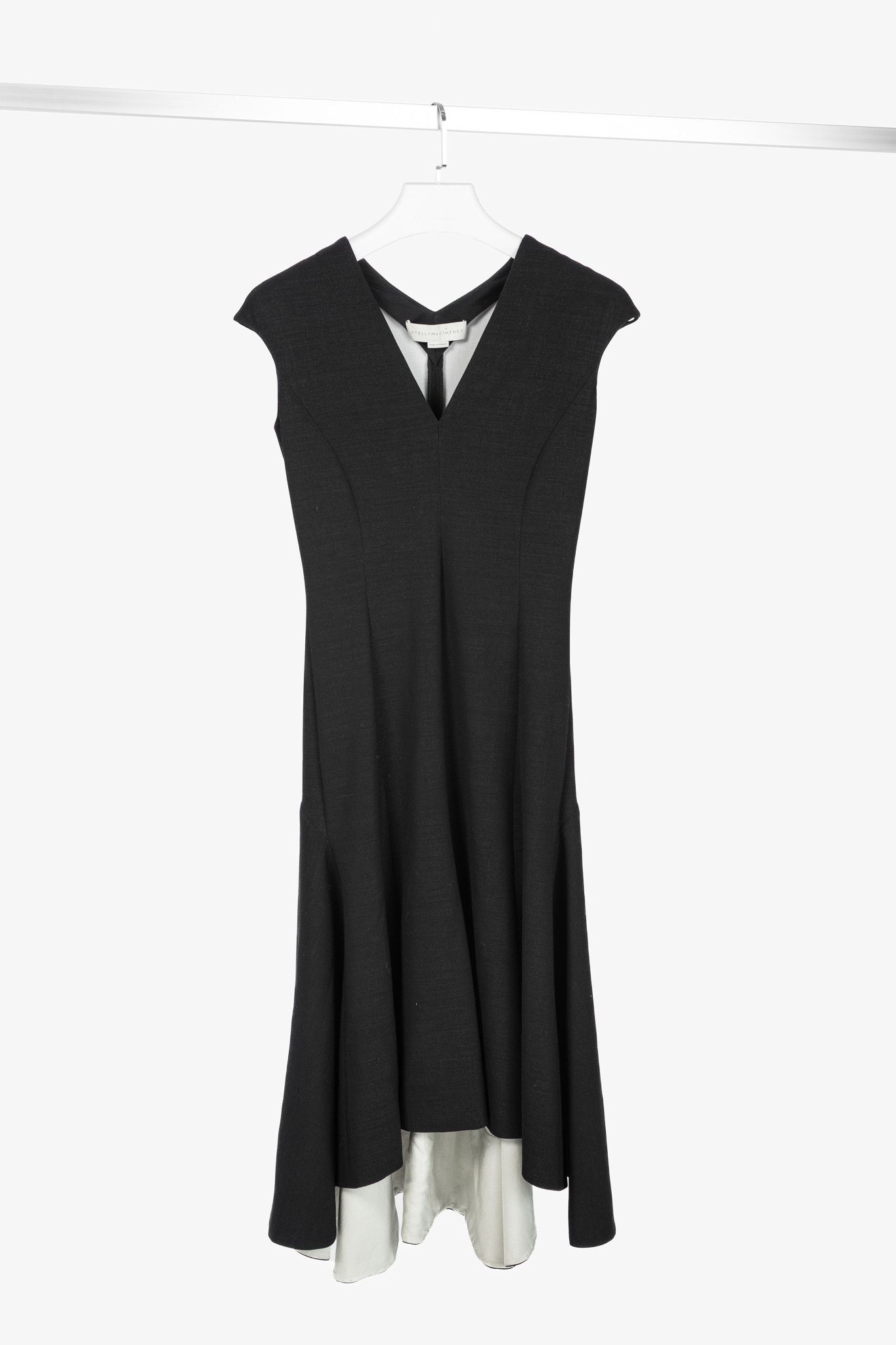 Stella McCartney Stella McCartney Double Face Stretch Wool Fit & Flare Dress Size S / US 4 / IT 40 - 1 Thumbnail