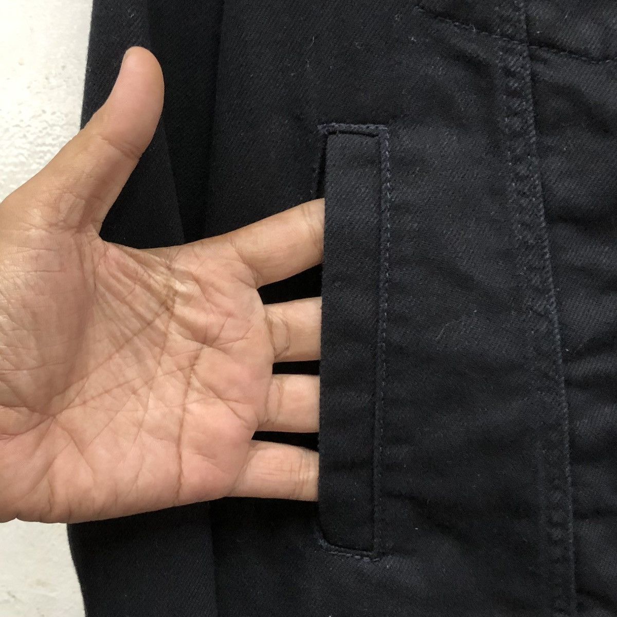 Japanese Brand Japanese Brand Gu Trucker Denim Jacket Black ( L ) Size US L / EU 52-54 / 3 - 7 Thumbnail