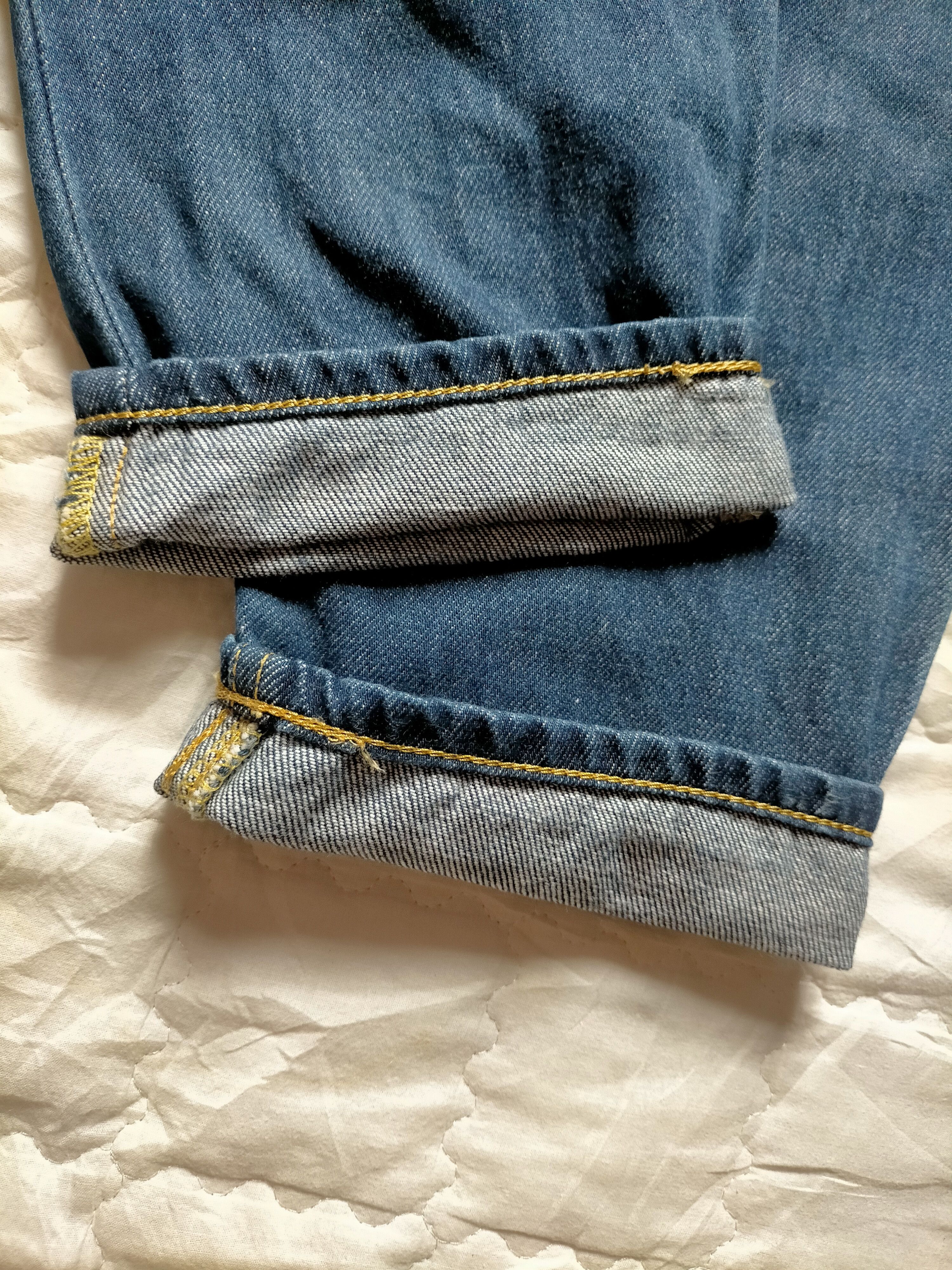Issey Miyake × Lee × mercibeaucoup Lee x Mercibeaucop Issey Miyake Drop Cropth Denim Jeans Size US 32 / EU 48 - 17 Thumbnail