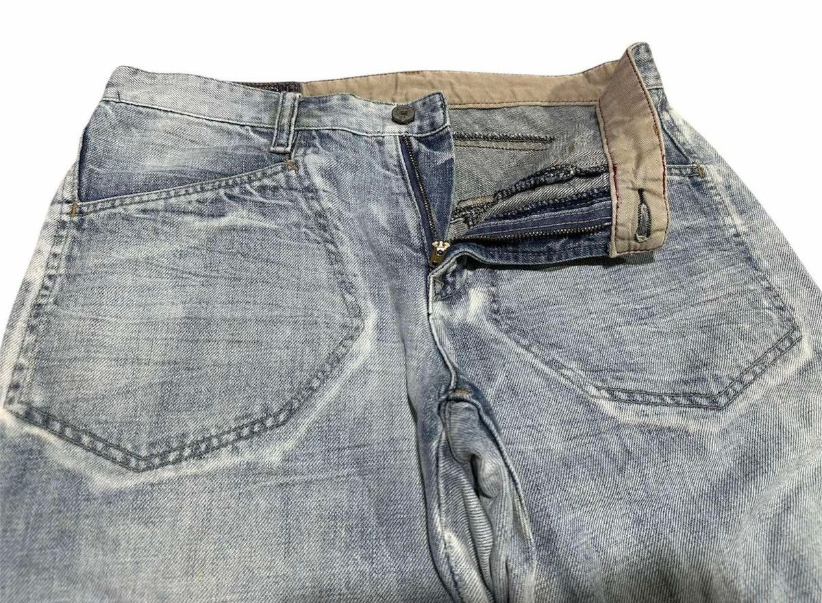 Marithe + Francois Girbaud 🔥Y2K Marithe Francois Girbaud Baggy Flared Denim Distressed Size US 32 / EU 48 - 6 Thumbnail