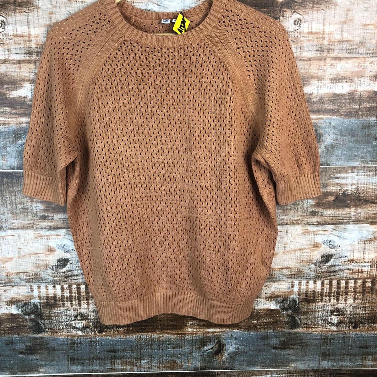 Undercover × Uniqlo Uniqlo X Undercover Brown Knitwear crochet #A1847 Size L / US 10 / IT 46 - 3 Thumbnail