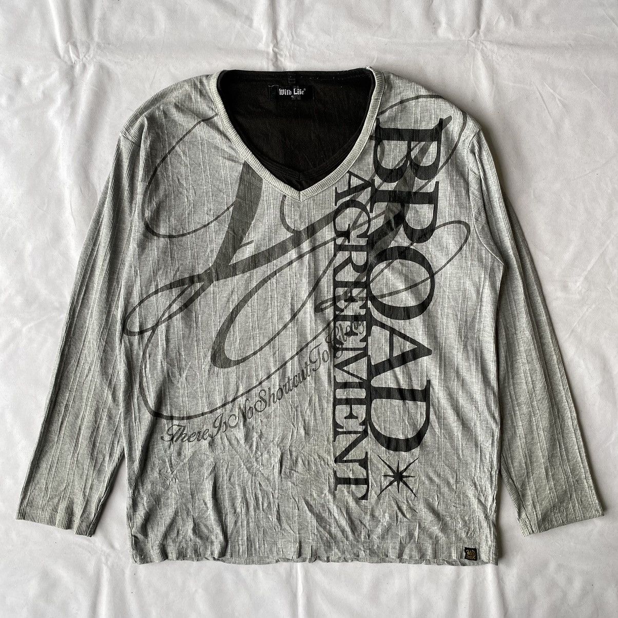 Beauty Beast × If Six Was Nine × Japanese Brand Japanese Style Broad Agreement Double Layer Long Sleeve Tees Size US L / EU 52-54 / 3 - 2 Thumbnail
