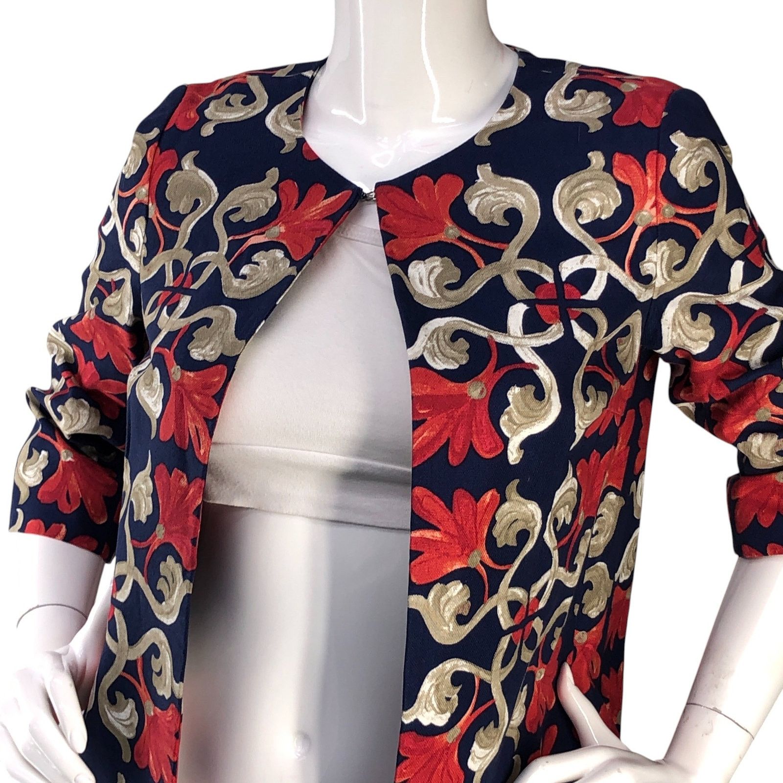 J.McLaughlin J McLaughlin Size XS Jacket Sussex Midi Coat Floral POCKETS Size XS / US 0-2 / IT 36-38 - 3 Thumbnail