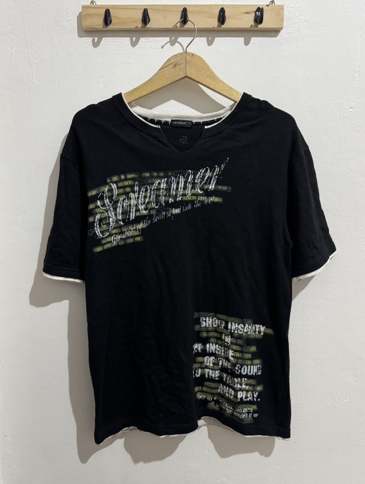 Hysteric Glamour Y2k Free beat double layer poem ifsixwasnine tshirt Size US L / EU 52-54 / 3 - 1 Thumbnail