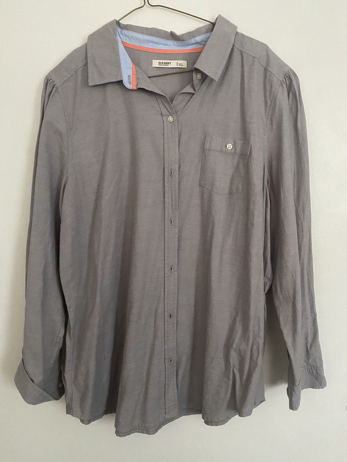 Old Navy Nwt 100% cotton old navy gray with puff sleeve XL Size XL / US 12-14 / IT 48-50 - 1 Thumbnail