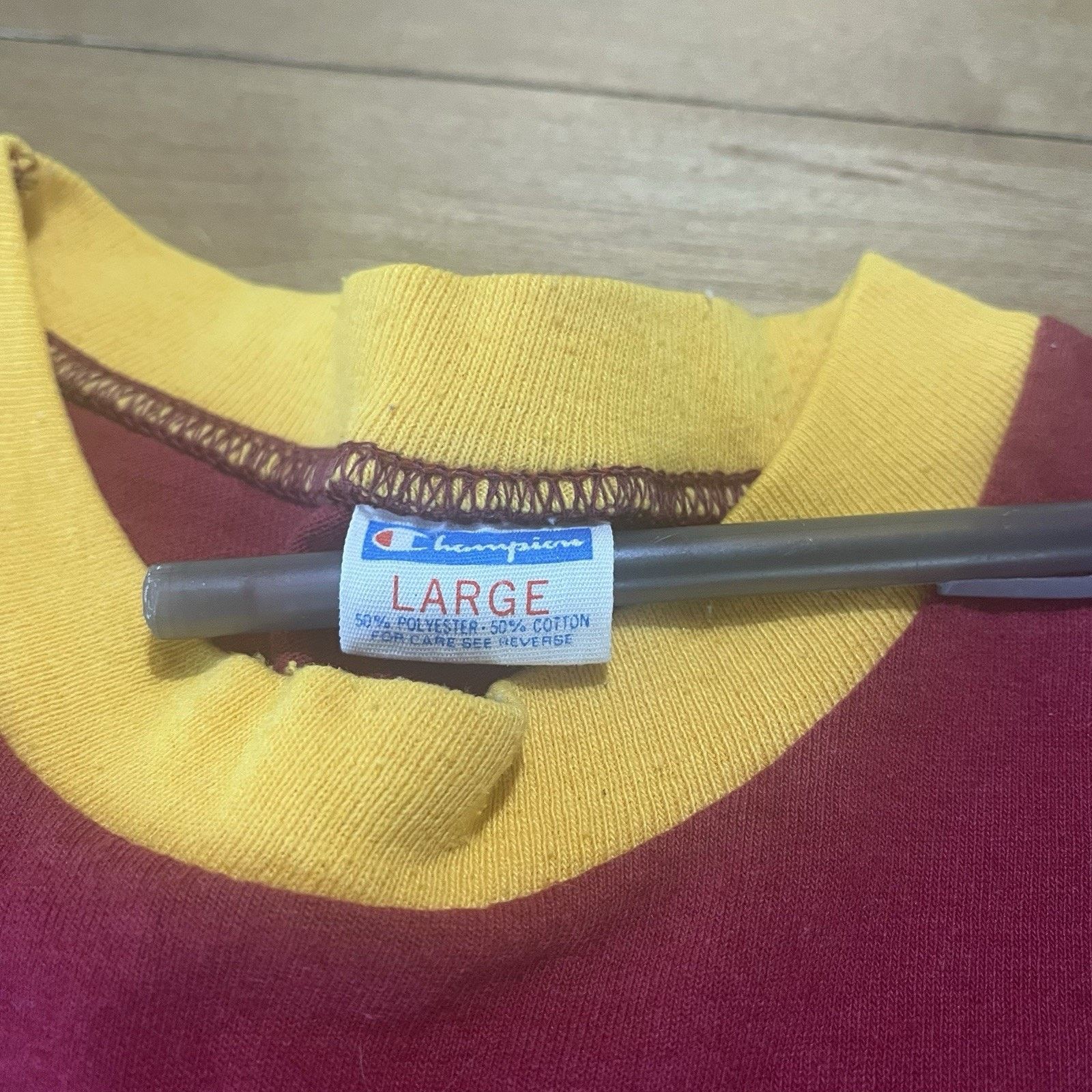 Champion Vintage 70s Champion Blue Bar Central Michigan University Size US L / EU 52-54 / 3 - 3 Thumbnail