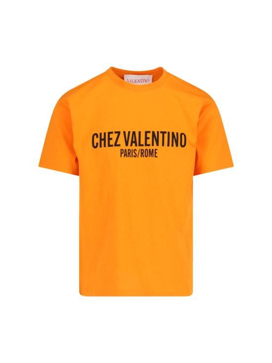 Tシャツ・カットソー VALENTINO Men T-shirt Orange 6V3MG16PAPG 146 Valentino Garavani VALENTINO GARAVANI Men T-Shirts