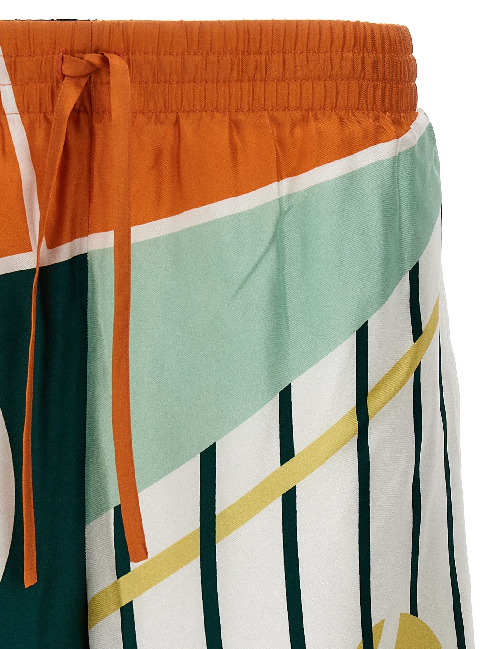 Casablanca o1mle0326 Drawstring Silk Short Court in Multicolor Size US 30 / EU 46 - 3 Thumbnail