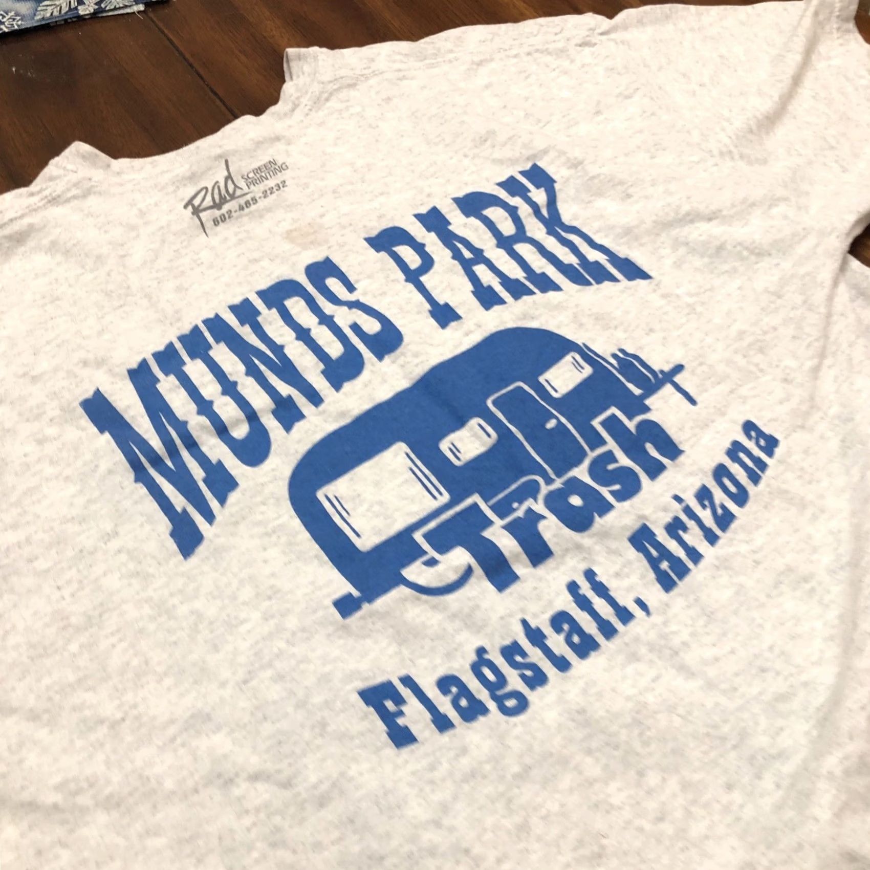 Gildan Munds Park Trash Flagstaff Az T Shirt Front And Back XL Classic Mens Short Sleeve Gray Gildan Regular T-Shirt Size US XL / EU 56 / 4 - 4 Thumbnail