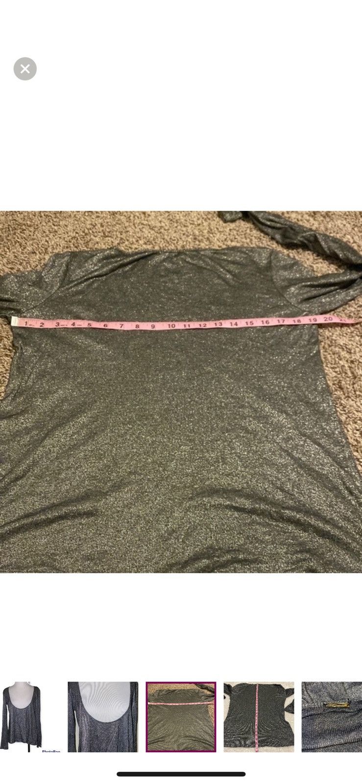 Rebecca Minkoff Rebecca minkoff sparkle deep scoopneck top Size L / US 10 / IT 46 - 3 Thumbnail