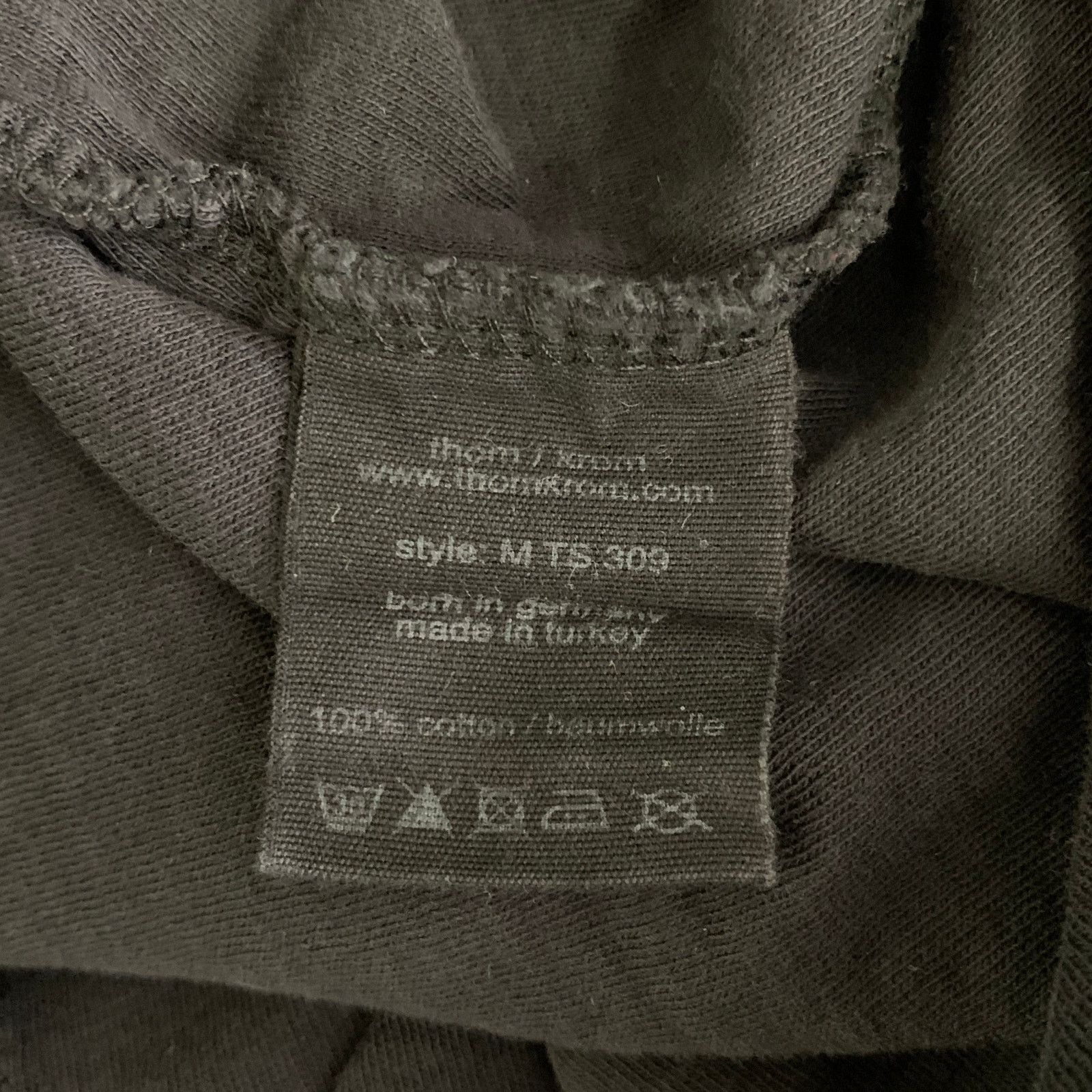Thom Krom THOM KROM Size L Black Patchwork Cotton Crew-Neck Pullover Size US L / EU 52-54 / 3 - 5 Thumbnail