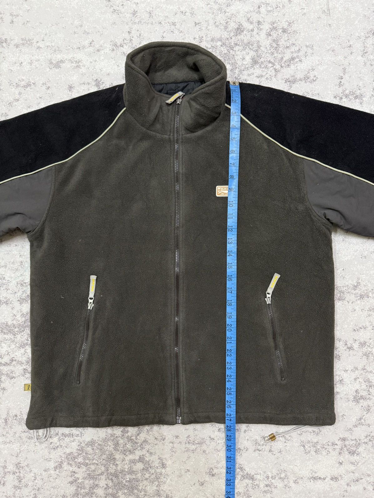 Vans Vintage Vans Small Logo Fleece Quilted Lined Zip up Sweater Size US L / EU 52-54 / 3 - 15 Thumbnail