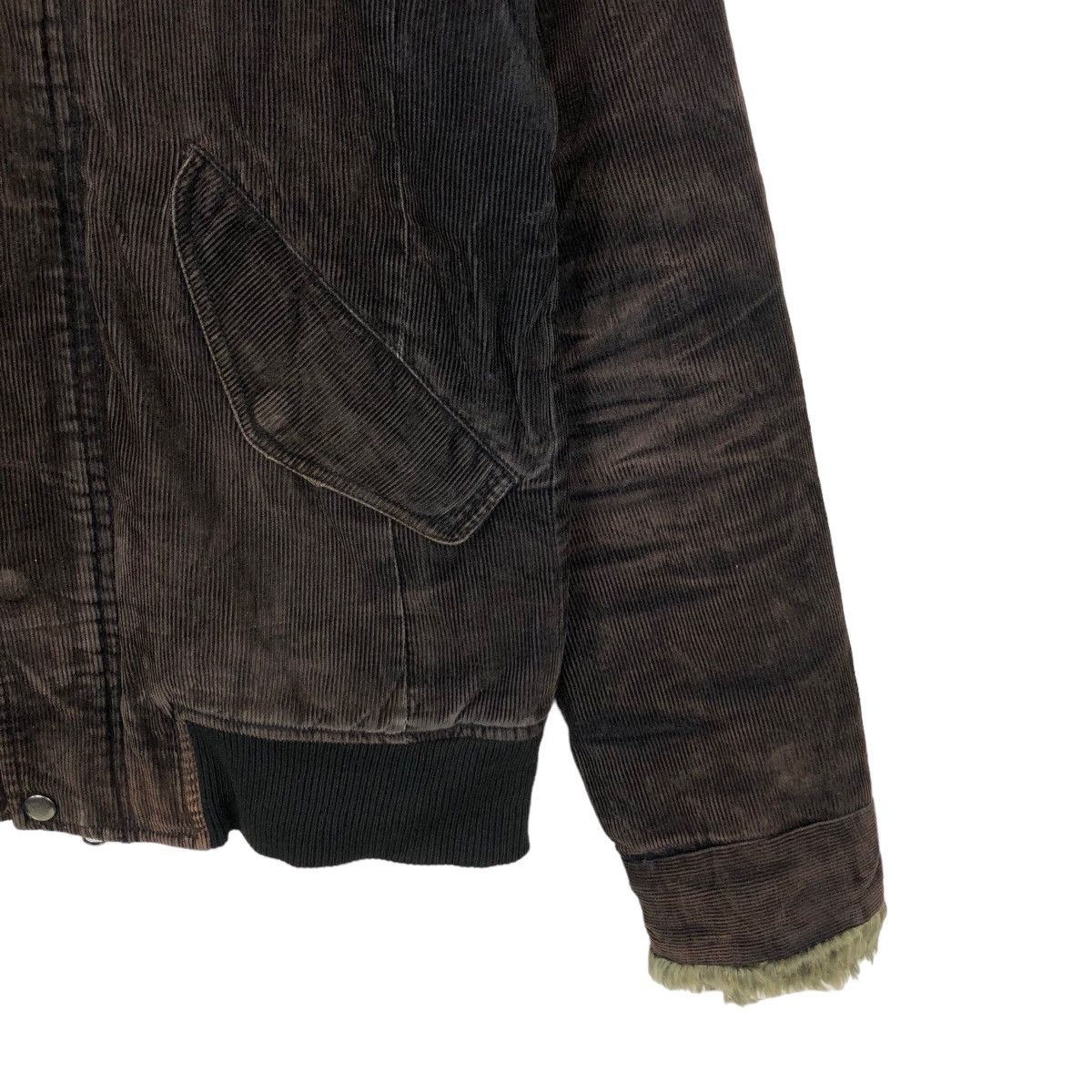 Japanese Brand VINTAGE MOLESKIN JACKET MINK FUR LINING RHYTHM OF LIFE Size US L / EU 52-54 / 3 - 4 Thumbnail