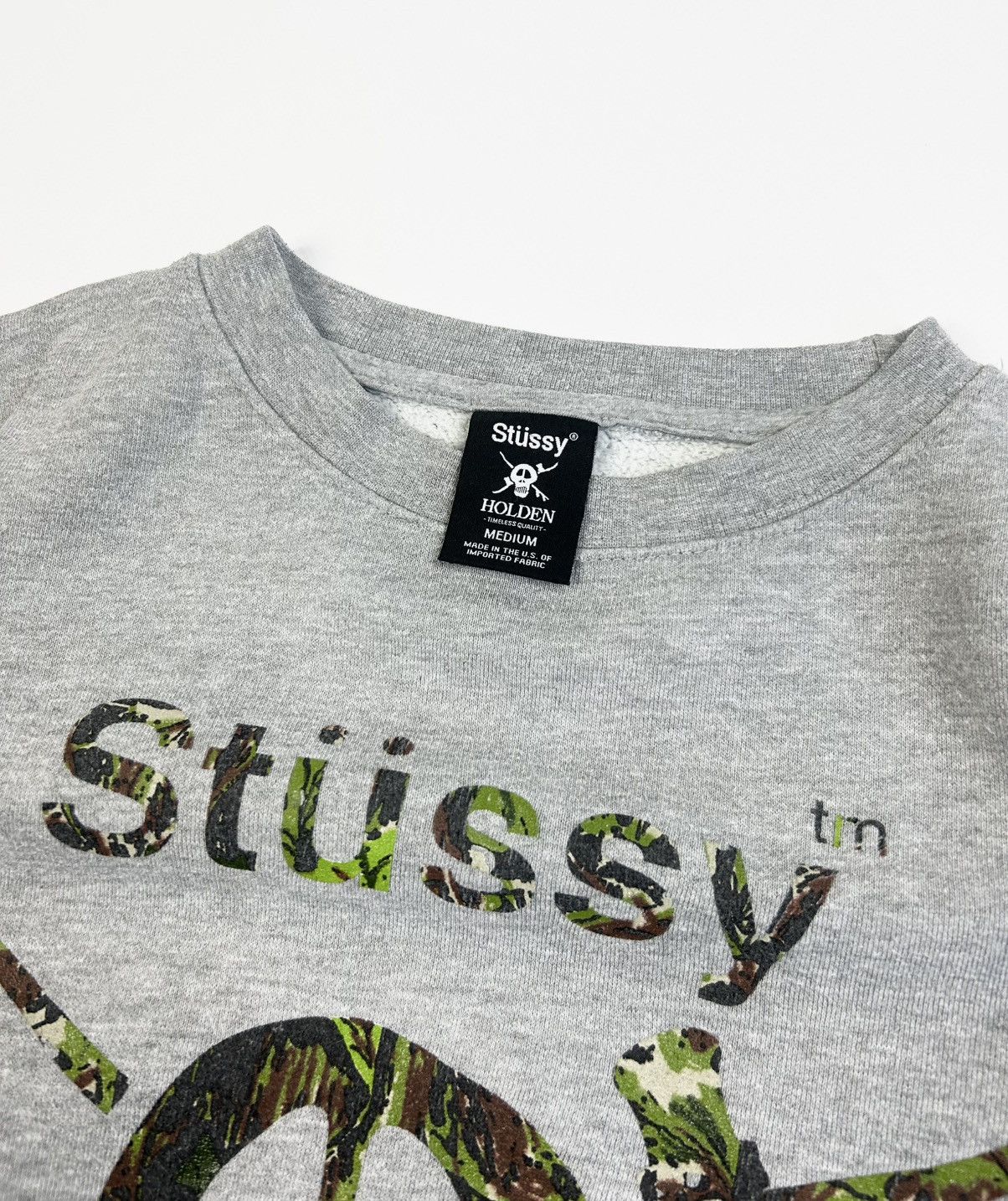 Holden Outerwear × Stussy × Vintage rare Vintage Stussy x Holden Skull Sweatshirt 90's Y2k Size US M / EU 48-50 / 2 - 6 Thumbnail