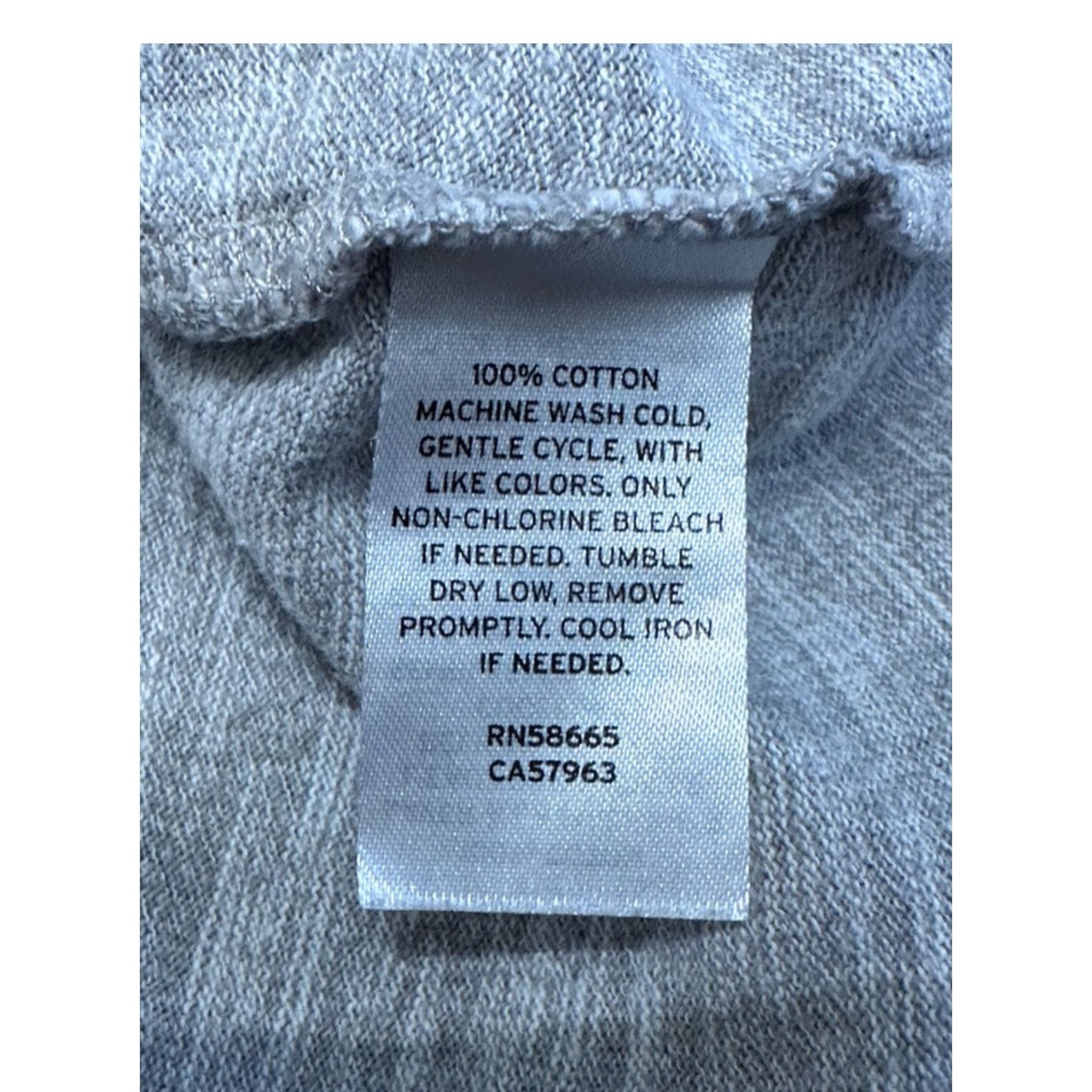 1901 1901 Henley T-Shirt Short Sleeve 100% Cotton Gray Men's S Size US S / EU 44-46 / 1 - 8 Thumbnail