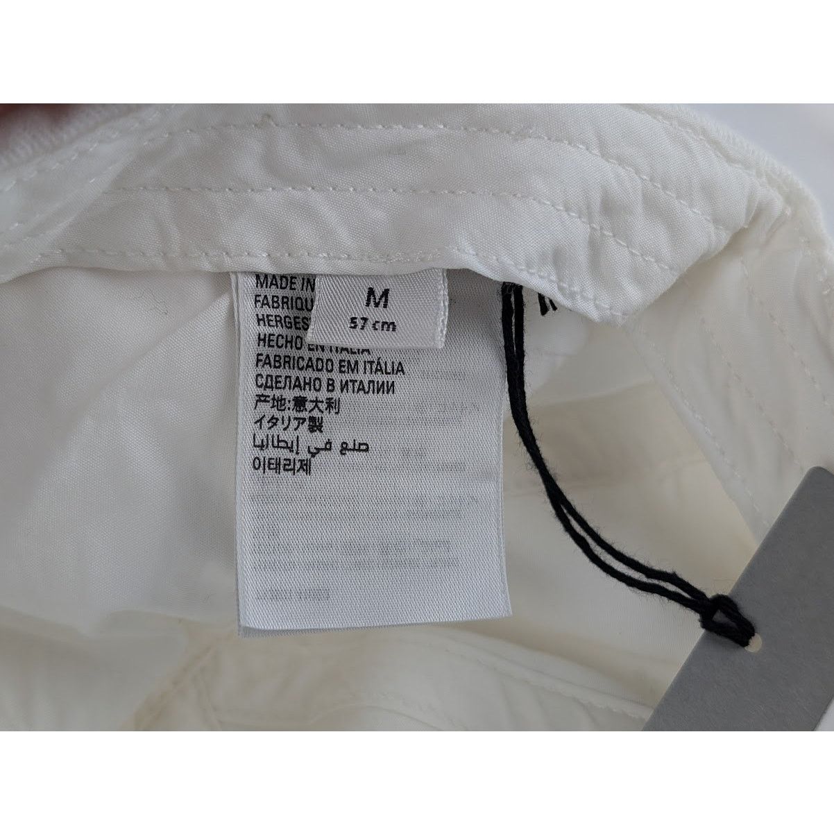 Balenciaga o1rshd1 Q:2 / Size: M / Hat Be Different Cap in White/Black Size ONE SIZE - 6 Thumbnail