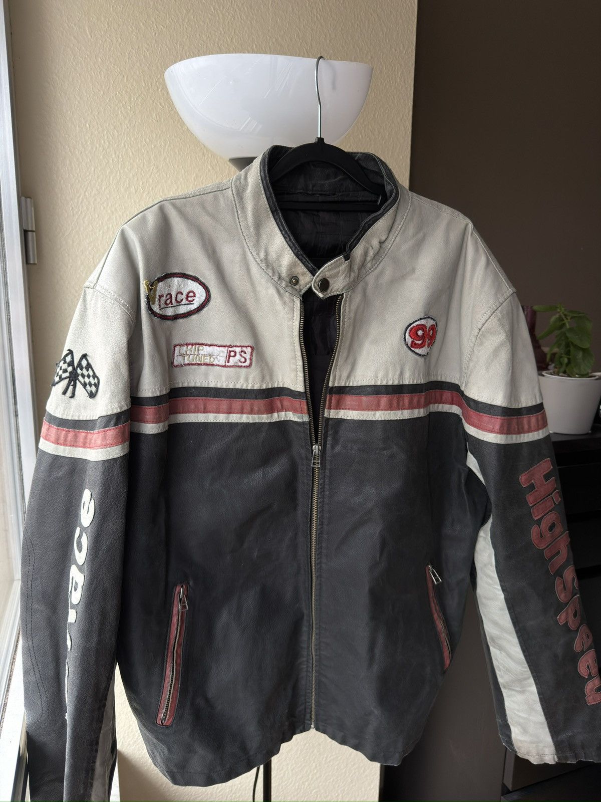 Vintage Racing vintage leather jacket Size US M / EU 48-50 / 2 - 5 Thumbnail