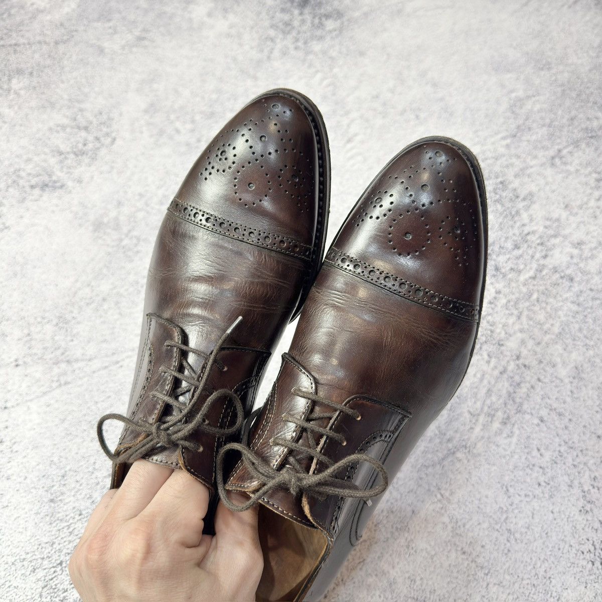 Antonio Maurizi × Handmade Antonio Maurizi Mens Derby Brogues Blake Rapid US9 UK8 EU42 Size US 9 / EU 42 - 10 Thumbnail