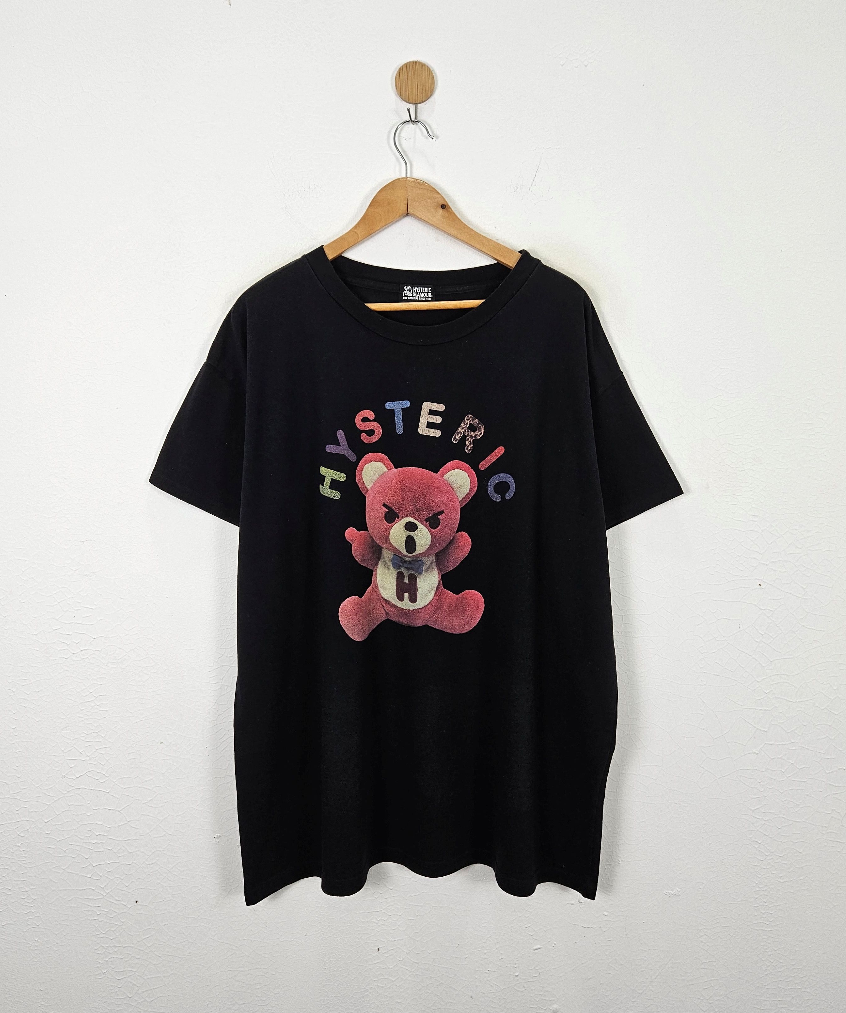 image of Hysteric Glamour Bear Shirt in White, Men's (Size XL)