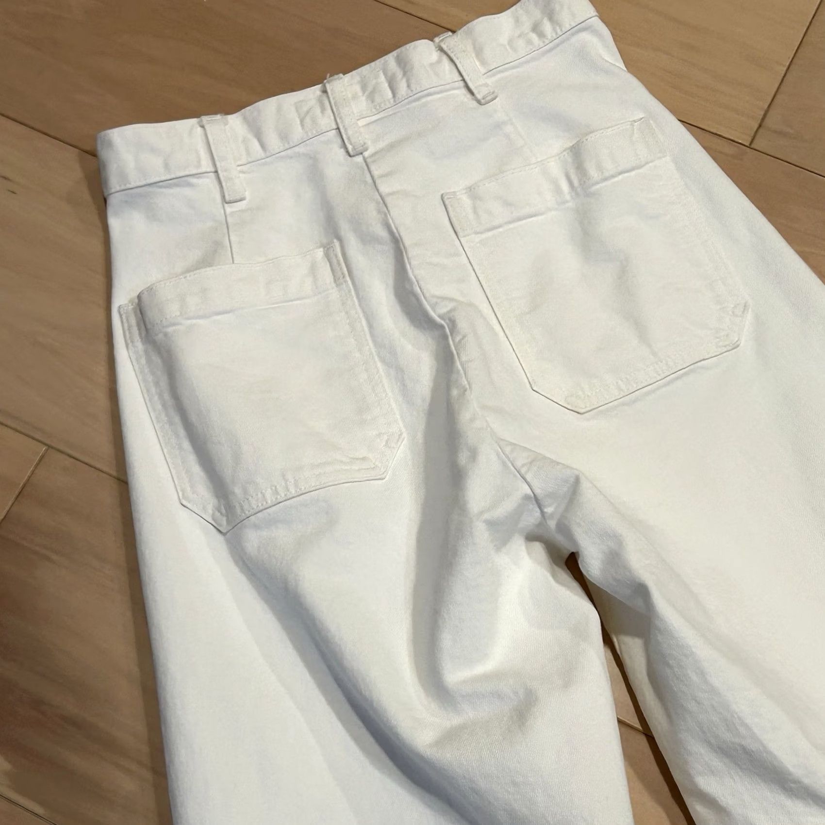THE GREAT The Great The Seafair Jean True White Women's 26 Pants Size 26" / US 2 / IT 38 - 4 Thumbnail