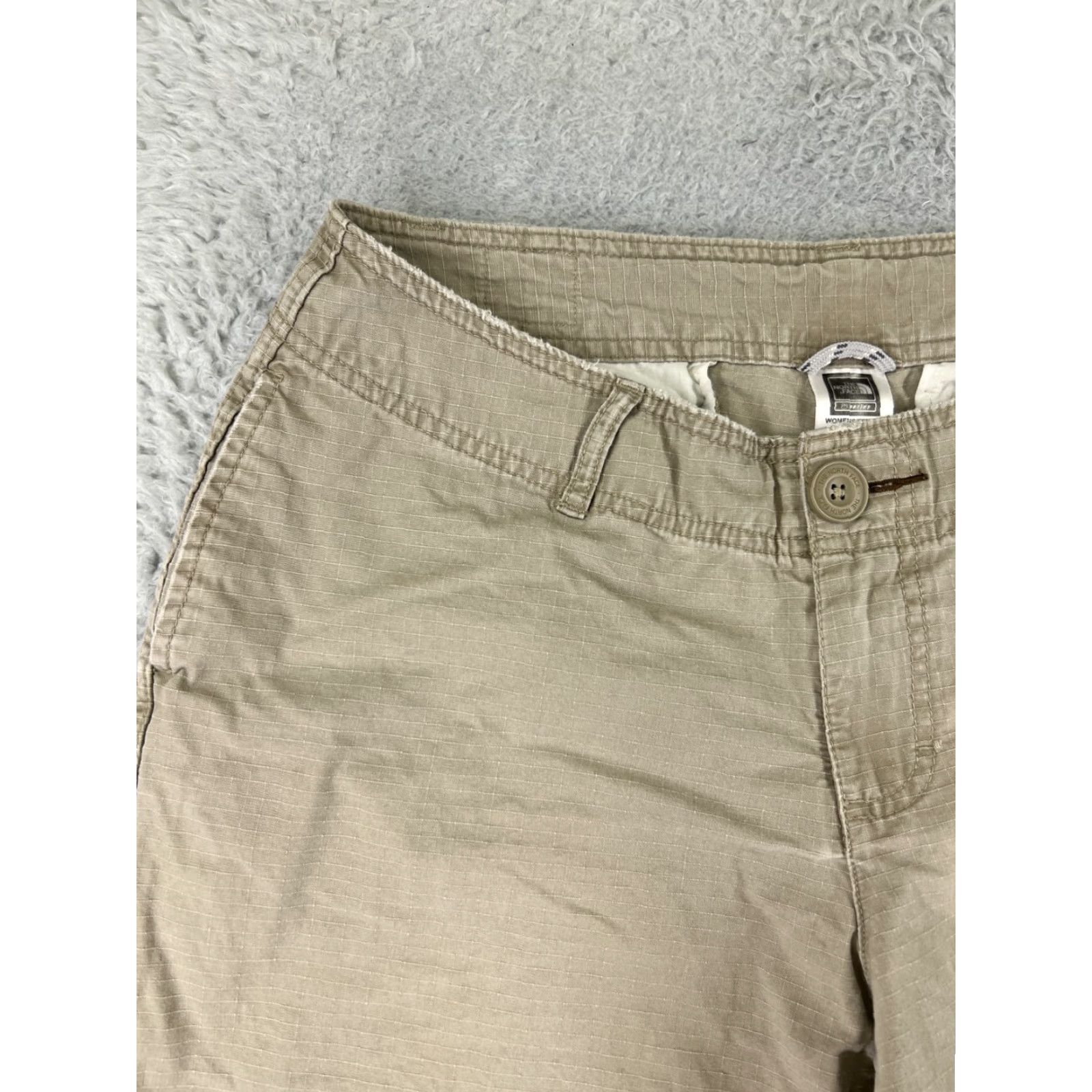 The North Face The North Face Cargo Shorts Womens 10 Regular Beige Cotton Hiking Outdoor Size 32" / US 10 / IT 46 - 4 Thumbnail