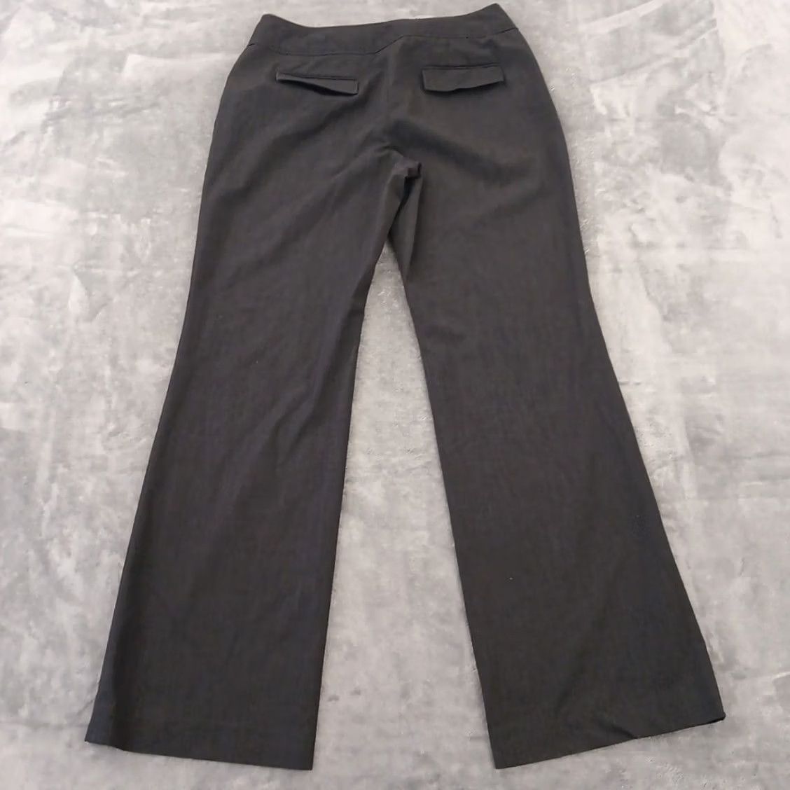 Ann Taylor Ann Taylor Loft Julie Dress Pants Womens Size 6 Gray Bootcut 30x31 Mid Rise Pants Women Size 28" / US 6 / IT 42 - 2 Thumbnail