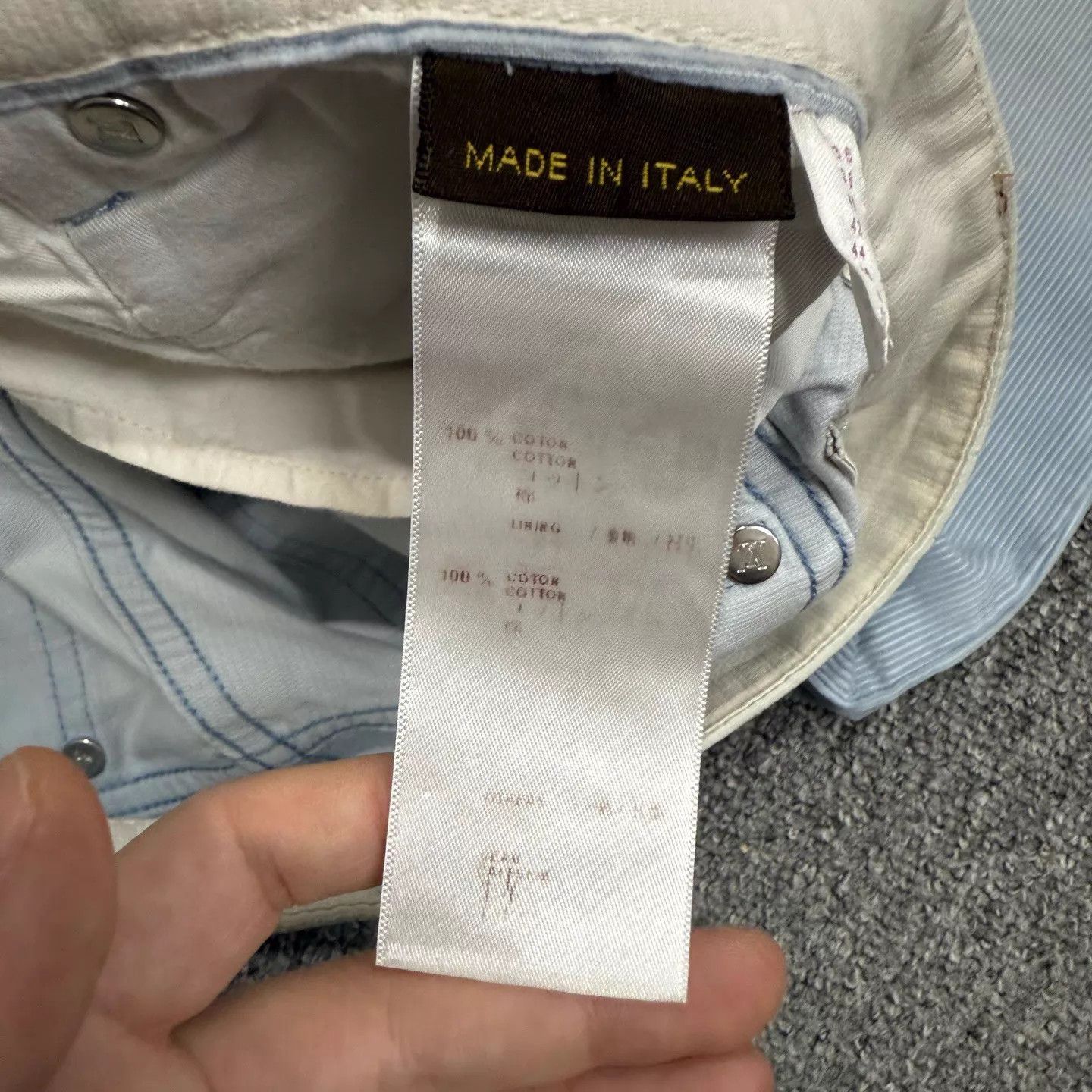 Louis Vuitton LV blue washed jeans 42 95 new Size 30" / US 8 / IT 44 - 4 Thumbnail
