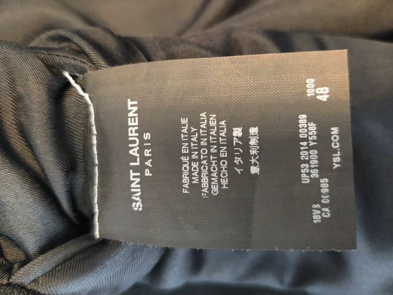 Saint Laurent Paris Saint Laurent Paris 14fw scale suit jacket-2506 Size US S / EU 44-46 / 1 - 7 Thumbnail