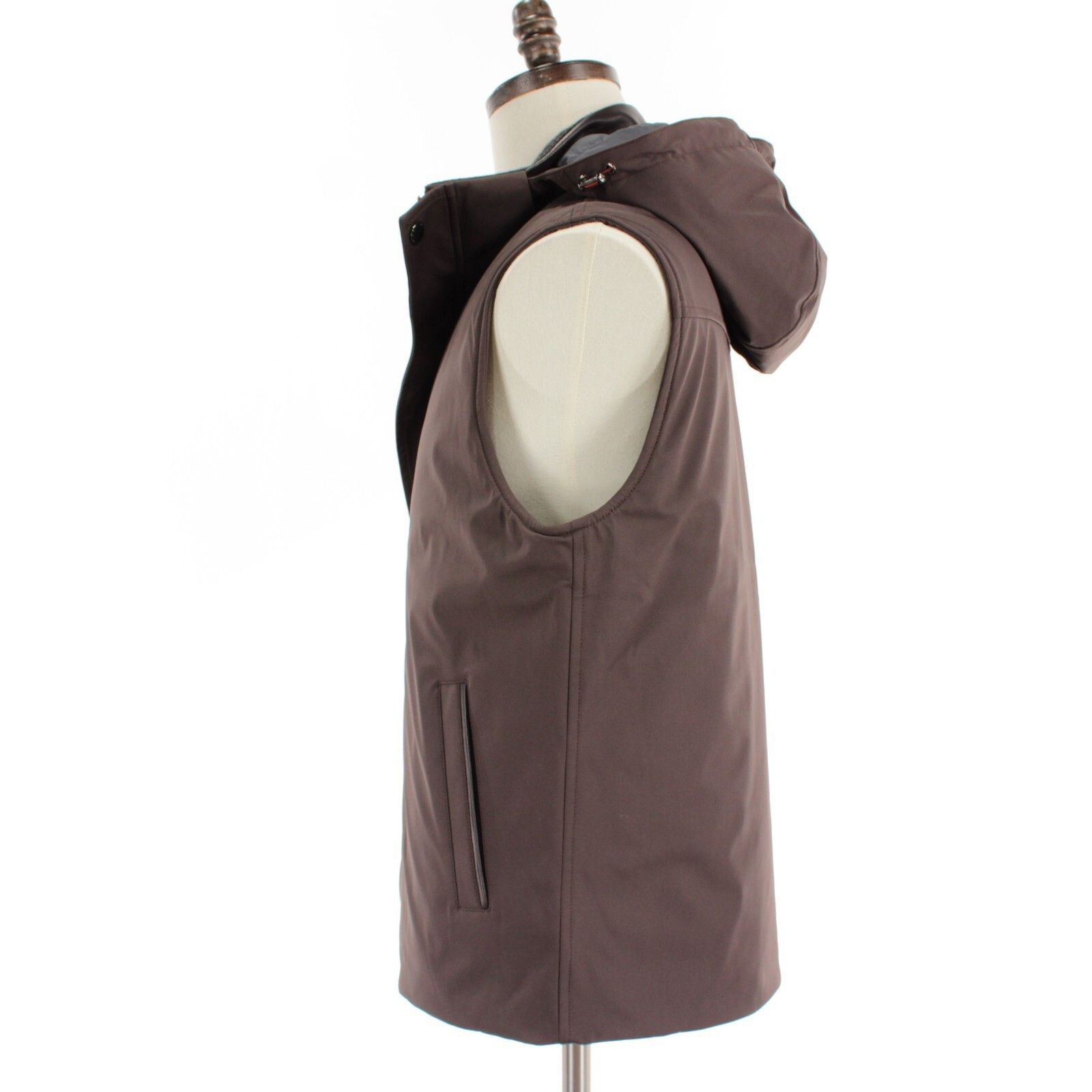 Luciano Barbera Luciano Barbera Vest Size M US In Brown Polyamide Size US M / EU 48-50 / 2 - 5 Thumbnail