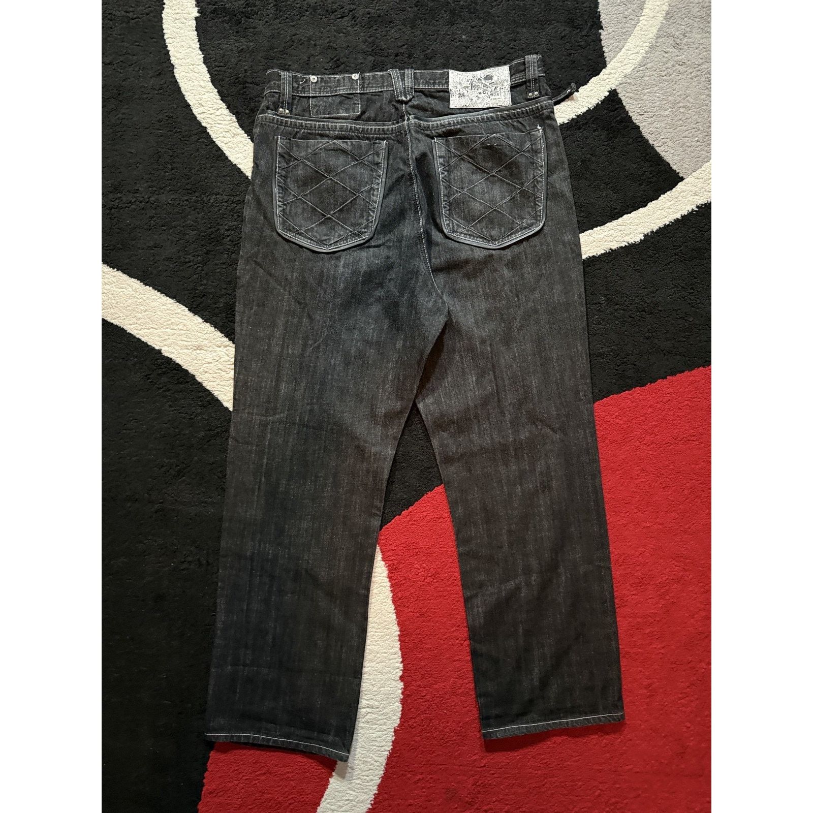Akademiks Akademiks Men’s Denim Jeans Baggy Sz 38 – Wide Leg Y2K Style Size US 38 / EU 54 - 7 Thumbnail