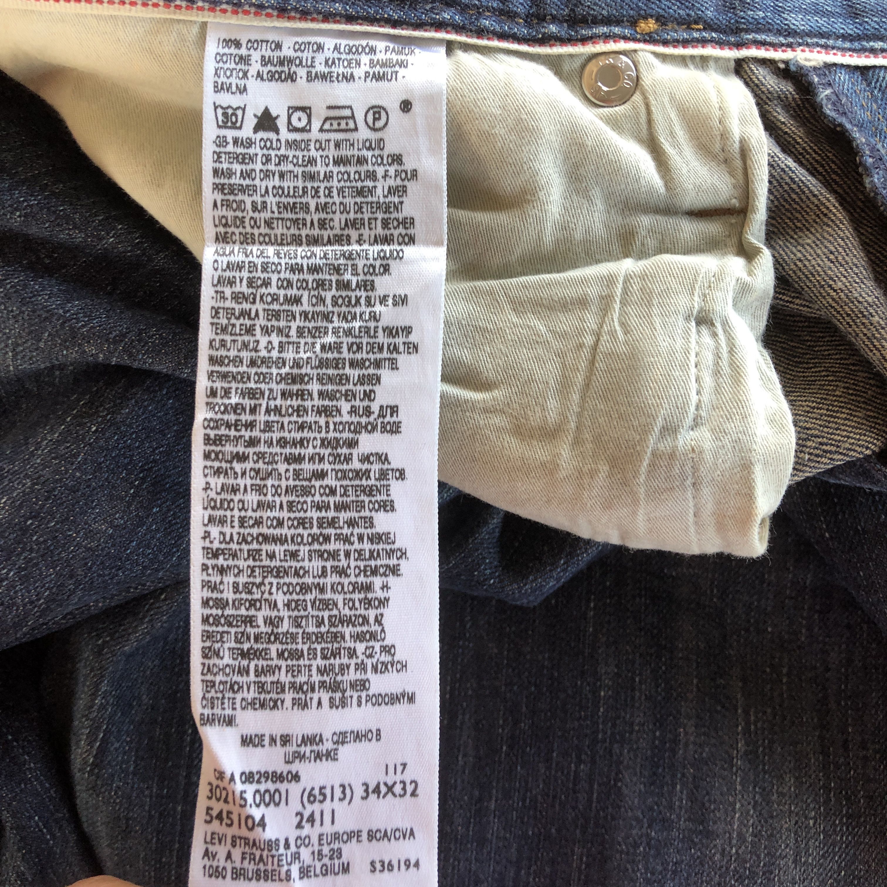 Levi's Vintage Levis Buckle Back Jeans Levi's 545 Indigo Denim Size US 36 / EU 52 - 9 Thumbnail