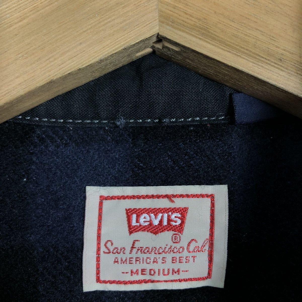Levi's 🔥Vintage Flannel Jacket Wool Levi’s Tartan Checkered Design Size US M / EU 48-50 / 2 - 12 Thumbnail