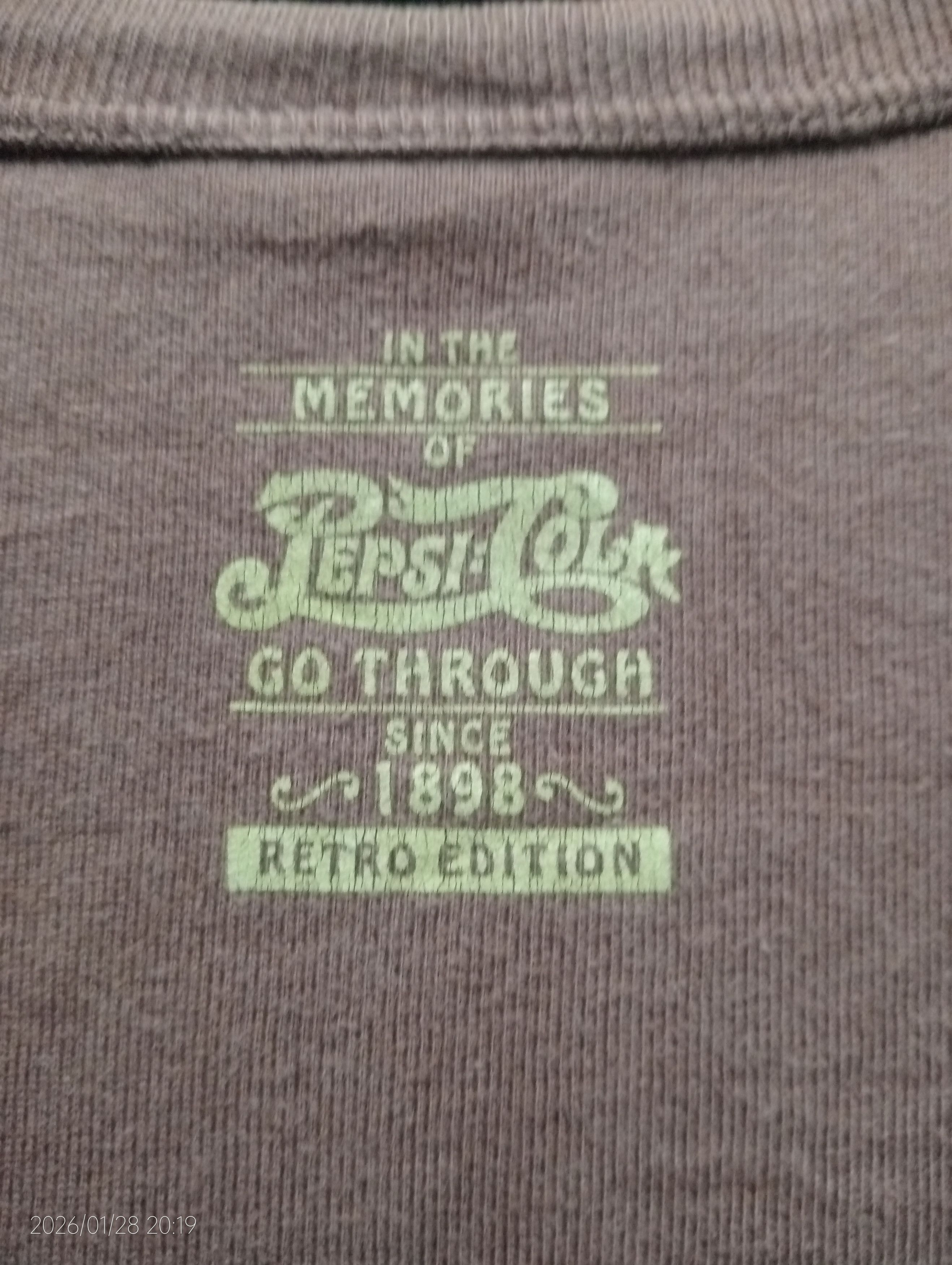 Pepsi Vintage '90s Pepsi Retro Edition Tee Very Rare Size US M / EU 48-50 / 2 - 9 Thumbnail