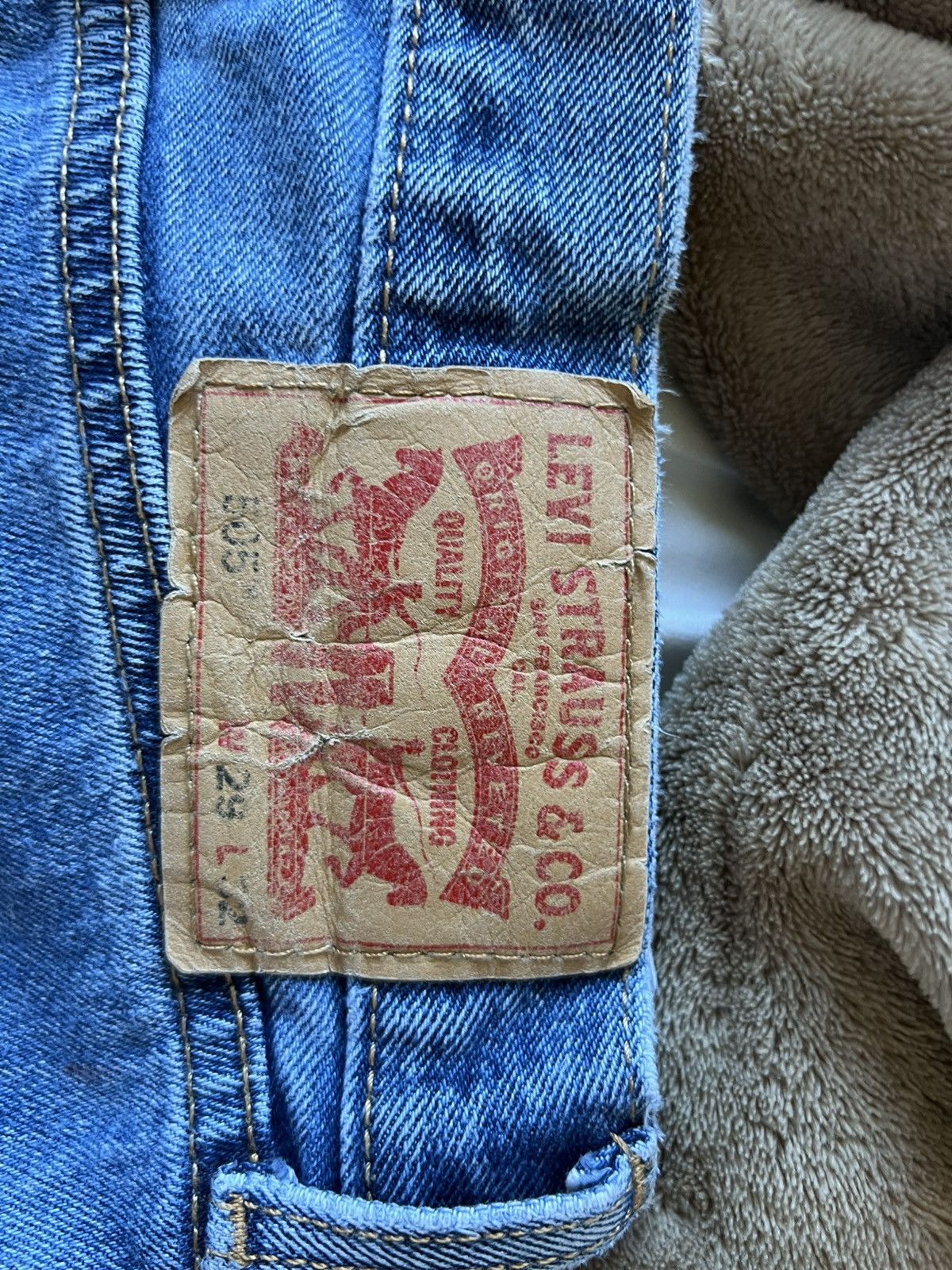 Levi's Vintage distressed 501 jeans Size US 29 - 3 Thumbnail