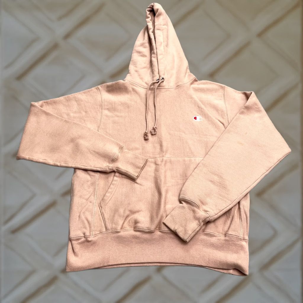 Champion Champion Hoodie Pullover Sweatshirt Unisex Adult Small Orange Fleece Logo Pocketed Stripes Design Modern-Classic Size US S / EU 44-46 / 1 - 1 Thumbnail