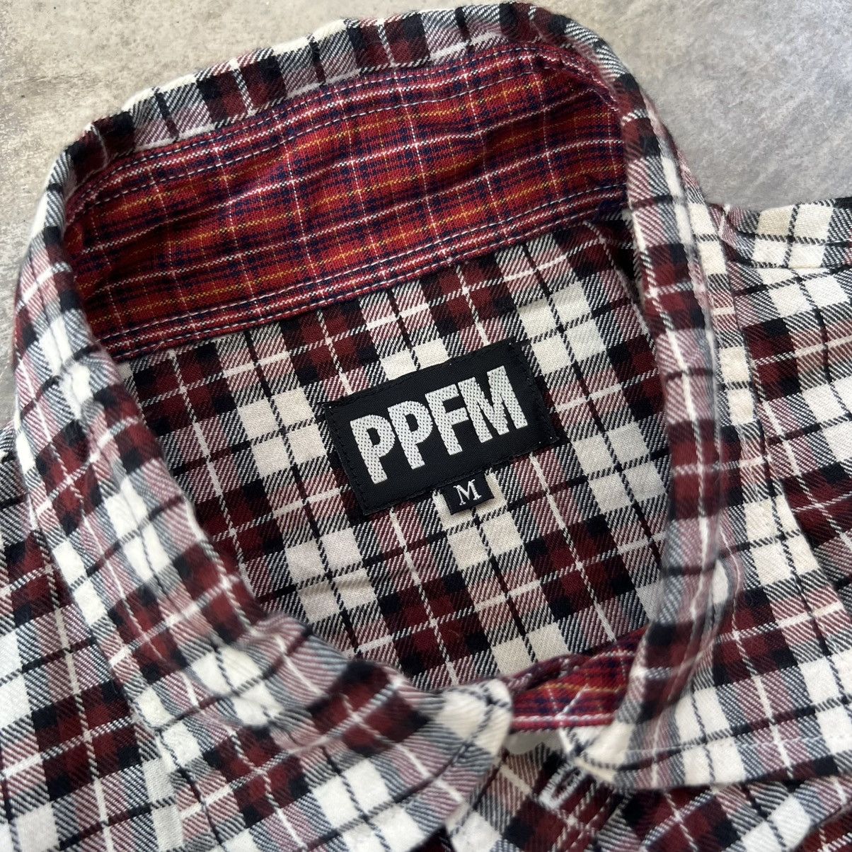 Hysteric Glamour 2000s PPFM Patchwork Gingham Plaid Longsleeve Shirt Size US M / EU 48-50 / 2 - 6 Thumbnail