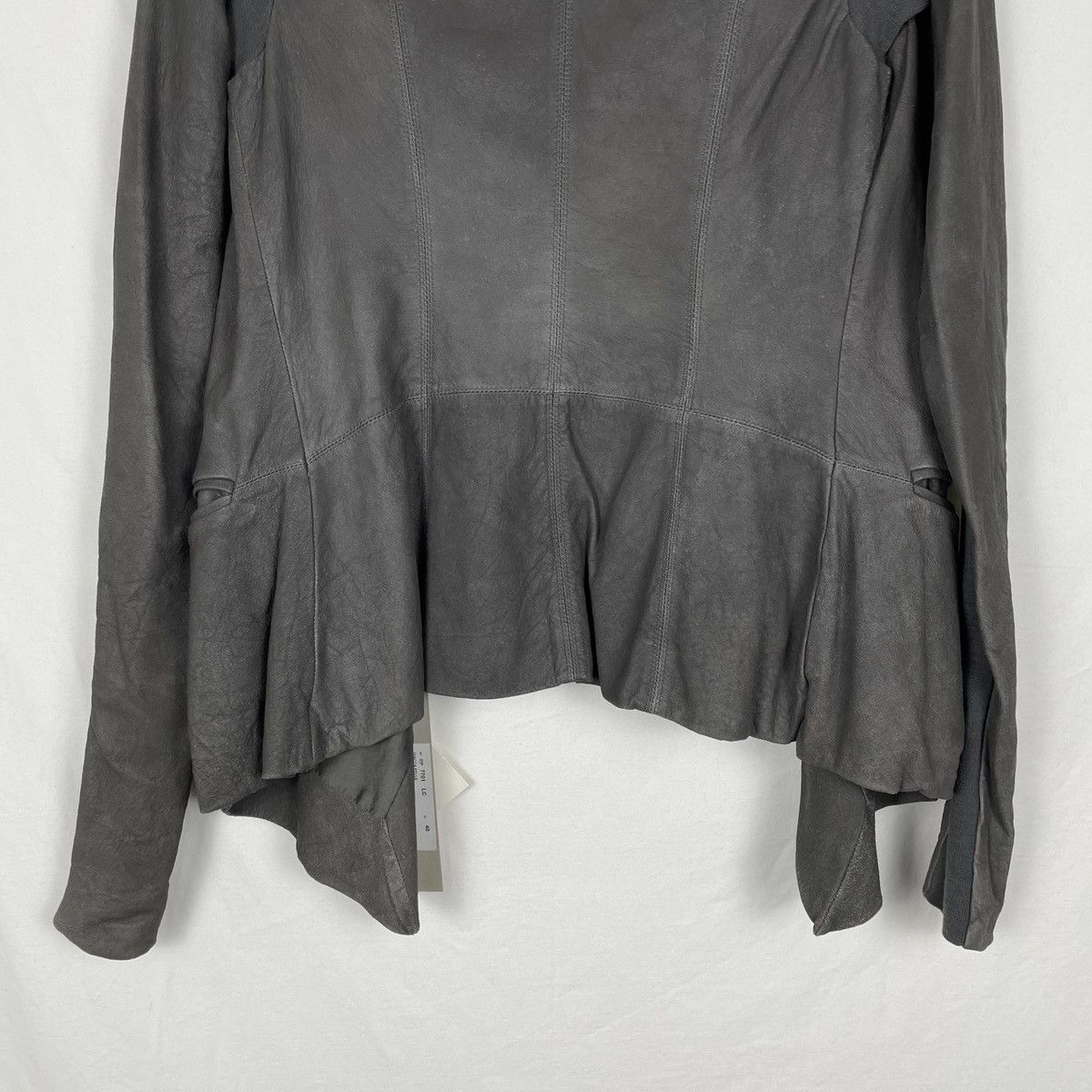 Rick Owens SS09 RICK OWENS LEATHER JACKET OLMAR & MIRTA ERA Size S / US 4 / IT 40 - 7 Thumbnail
