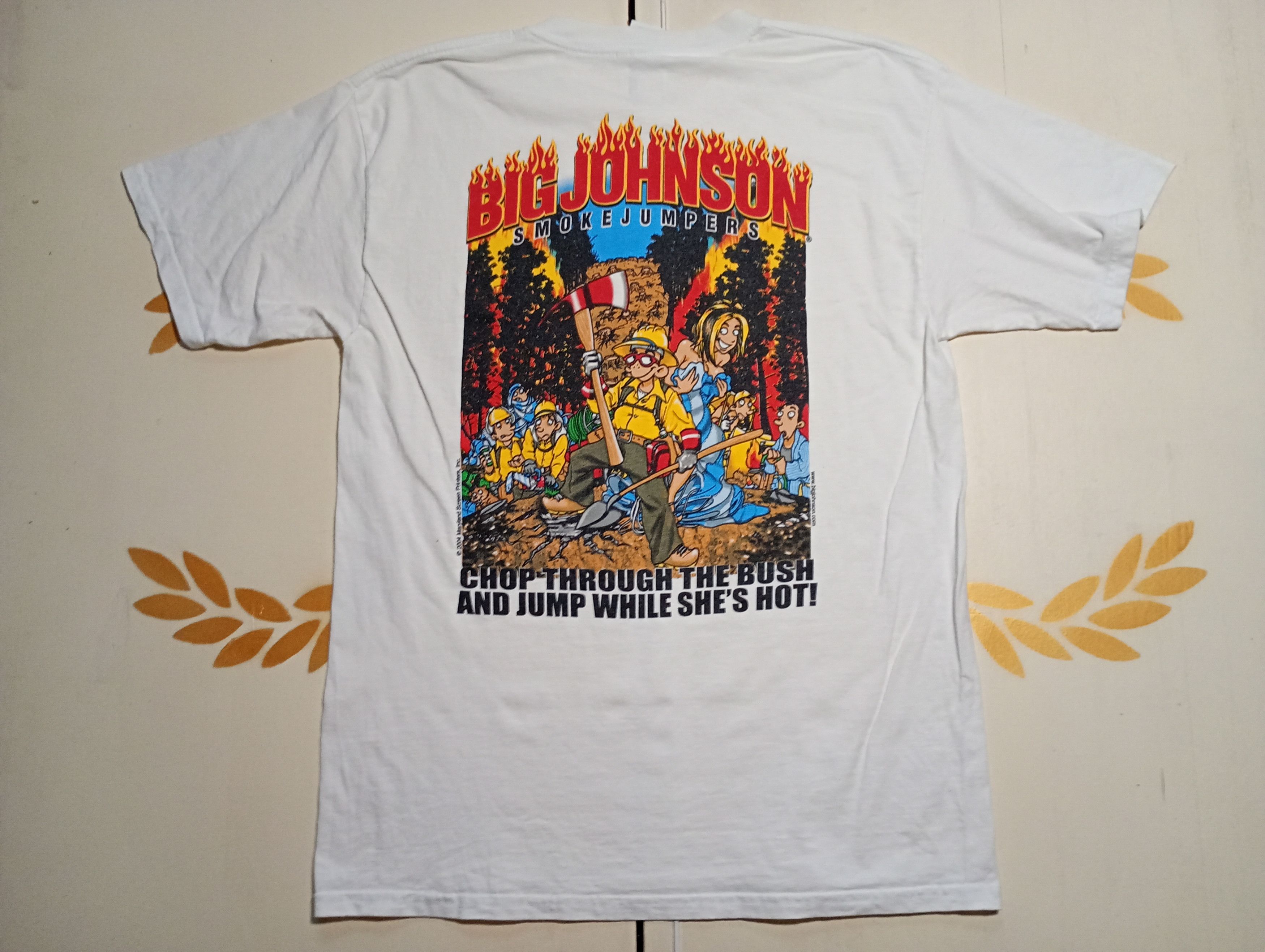 Gildan Big Johnson Smokejumpers Gildan T-Shirt 2004 Size US L / EU 52-54 / 3 - 11 Thumbnail