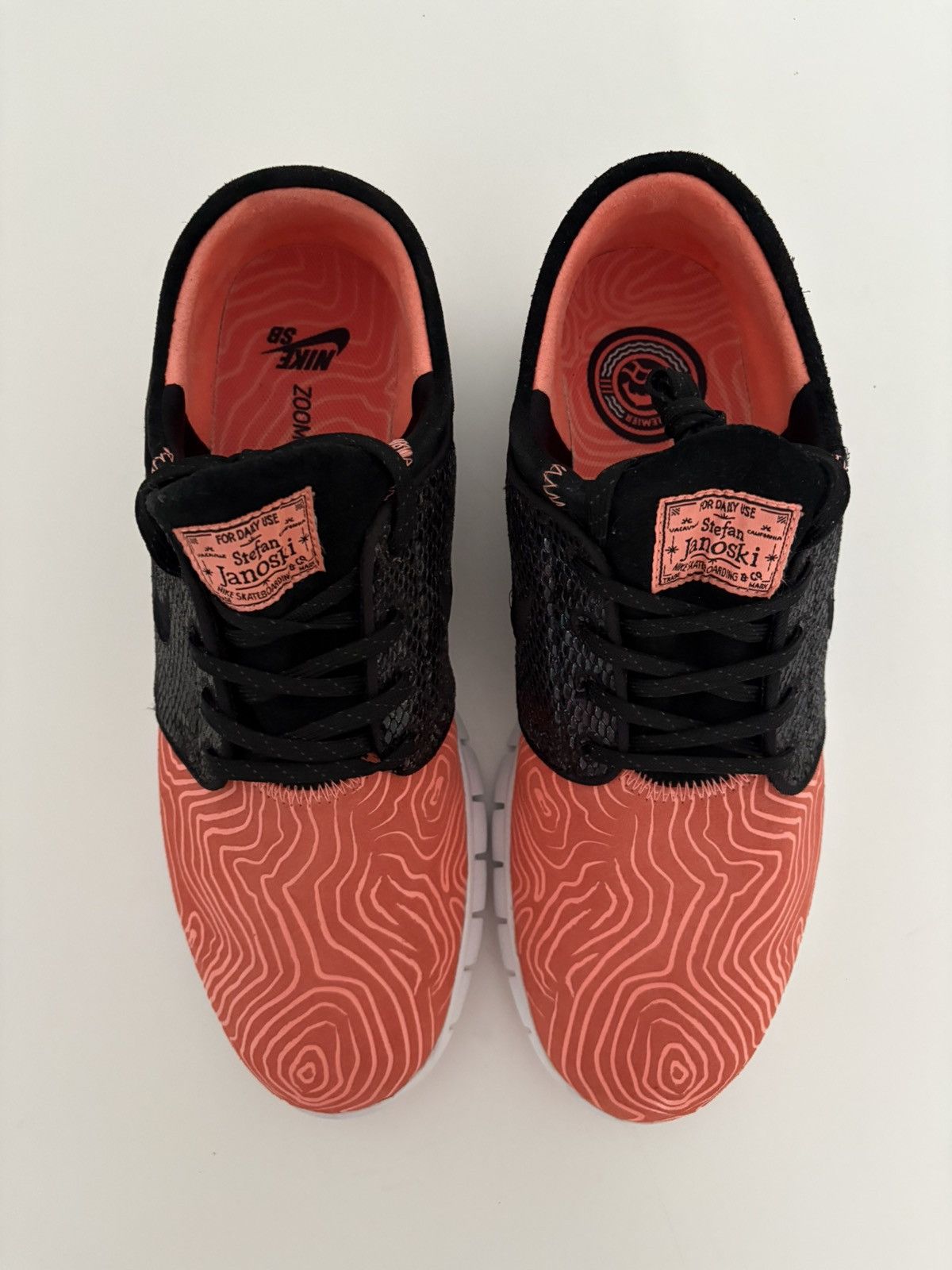 Nike Nike SB Stefan Janoski Max Premier Fish Ladder Size US 11.5 / EU 44-45 - 4 Thumbnail