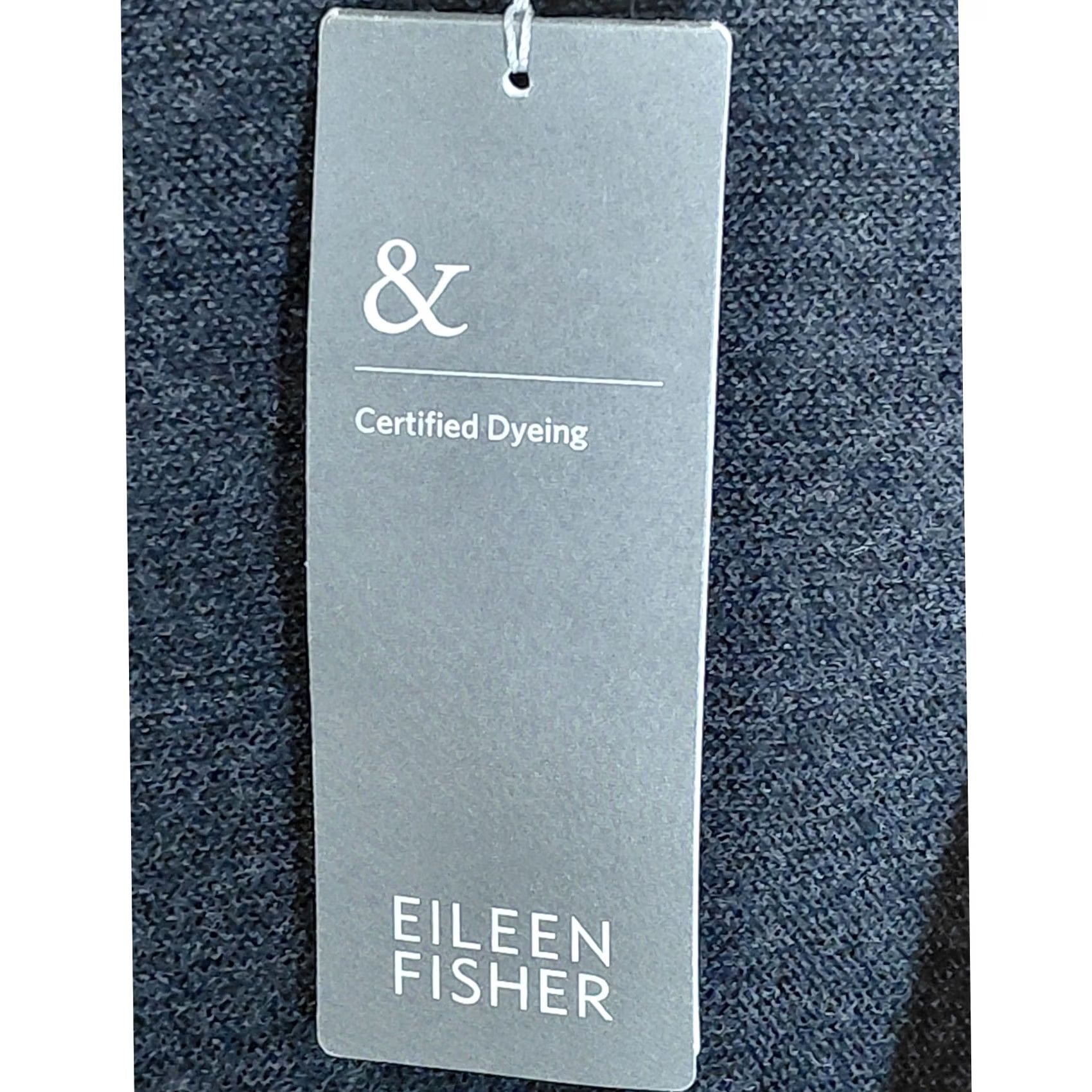 Eileen Fisher NWT EILEEN FISHER 100% Merino Wool Sweater Gray Solid Knit Women Size M V-Neck Pullover Casual Workwear Size M / US 6-8 / IT 42-44 - 6 Thumbnail