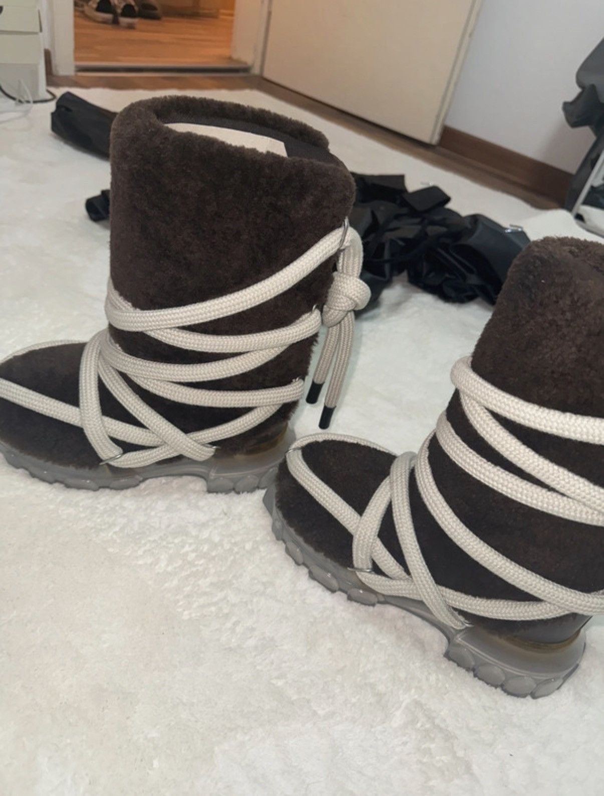 Rick Owens Rick Owens Lunar Boots Brown Size US 5 / IT 35 - 9 Thumbnail